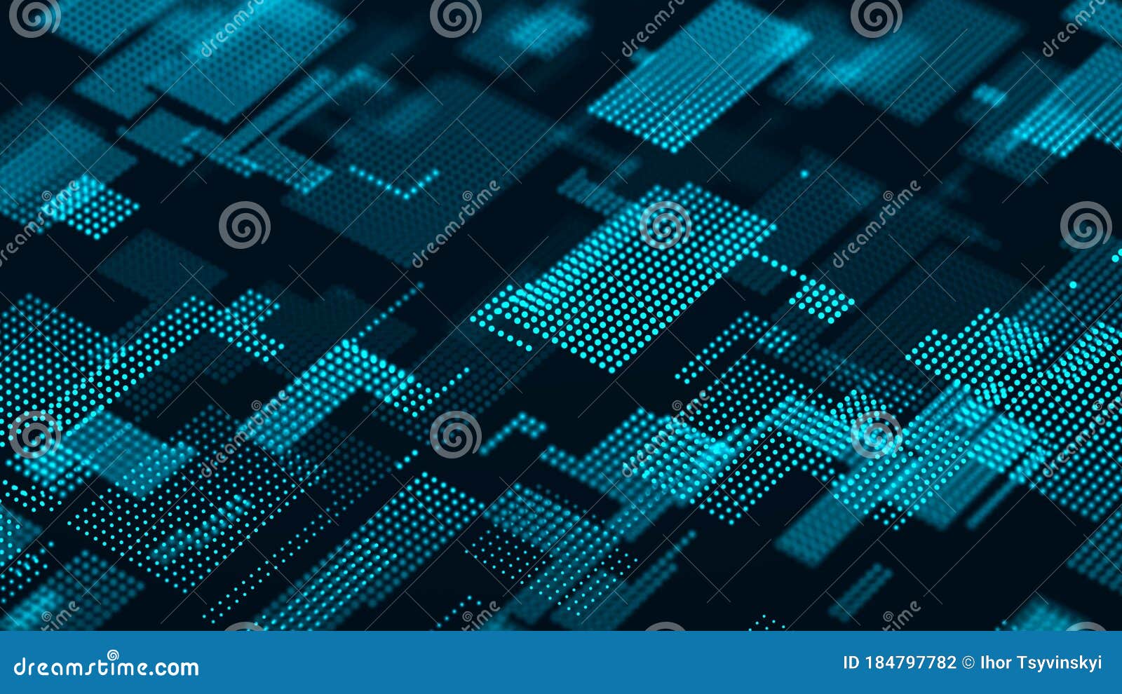 digital technology background.big data visualization. technology and science. 3d rendering