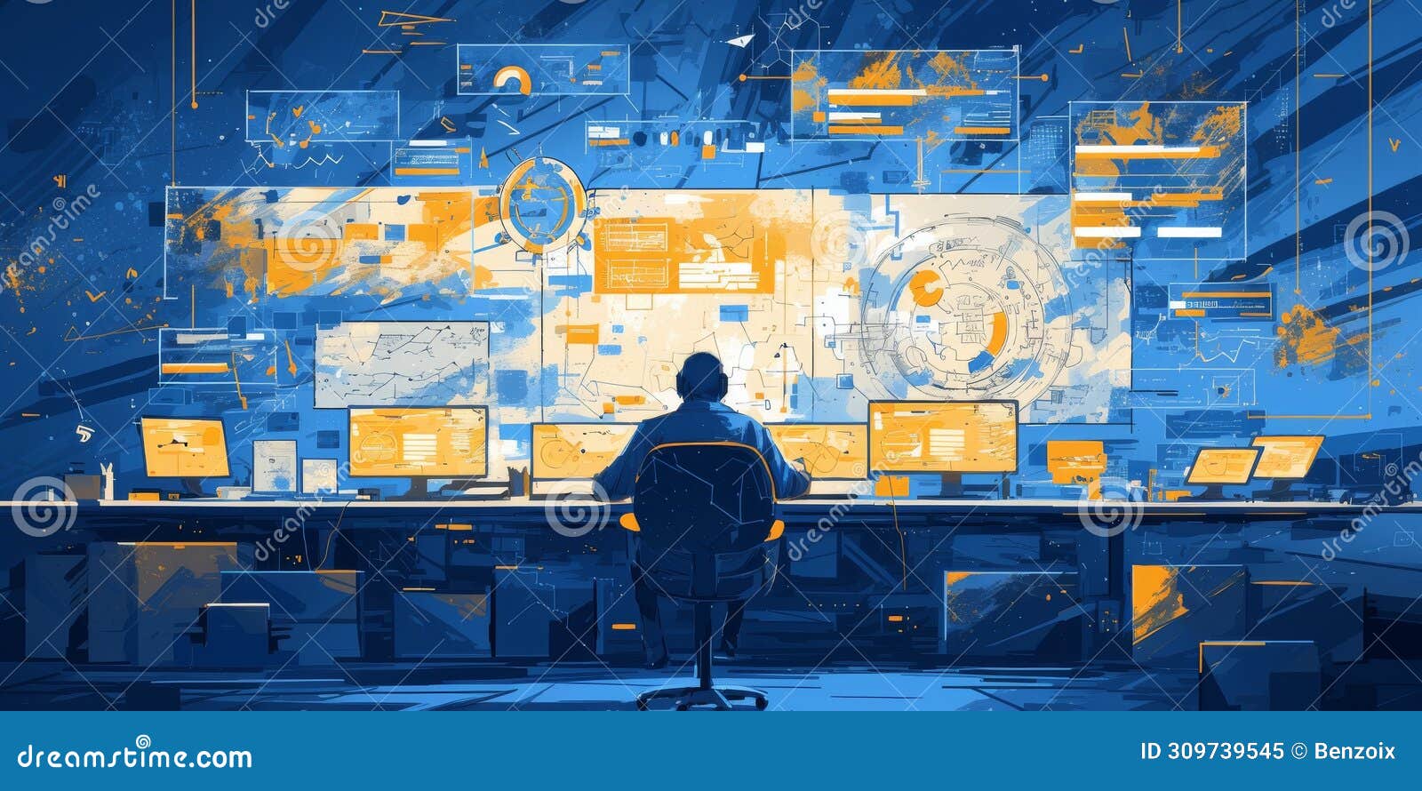 Digital Technology, Software Development Concept. Coding Programmer ...