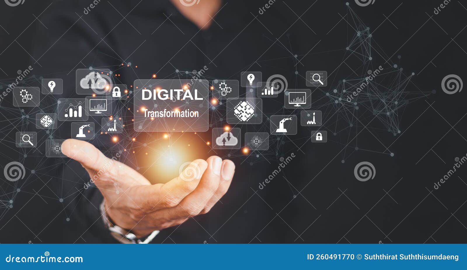 digital transformation technology strategy, digitization and digitalization of business processes and data, optimize and automate