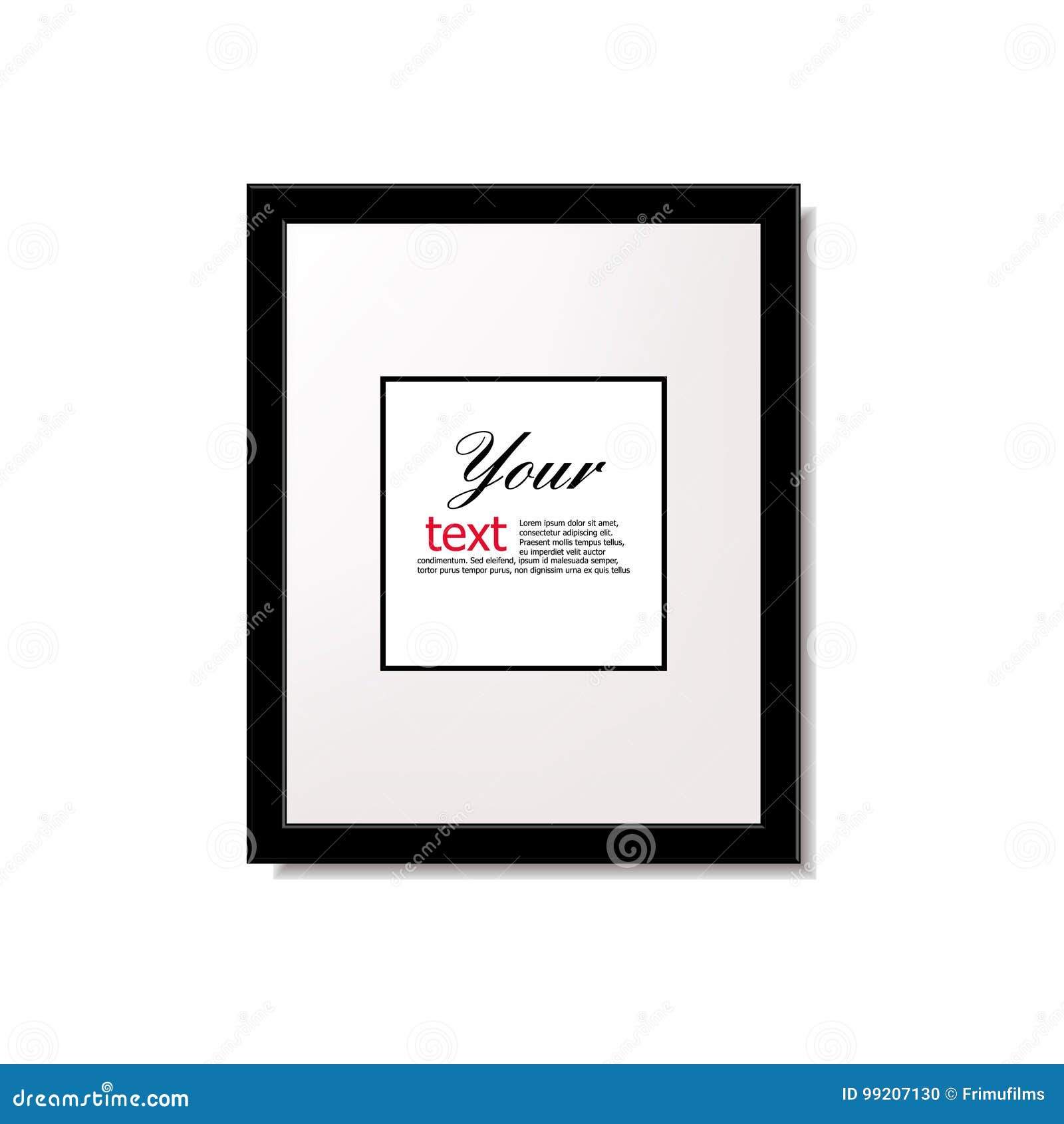 Digital Vector Quote Frames Box Stock Vector - Illustration of ...