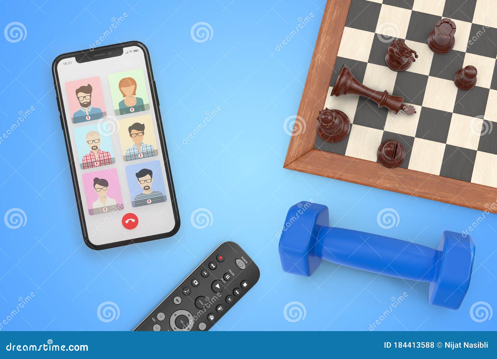 Play Chess on the Video Call