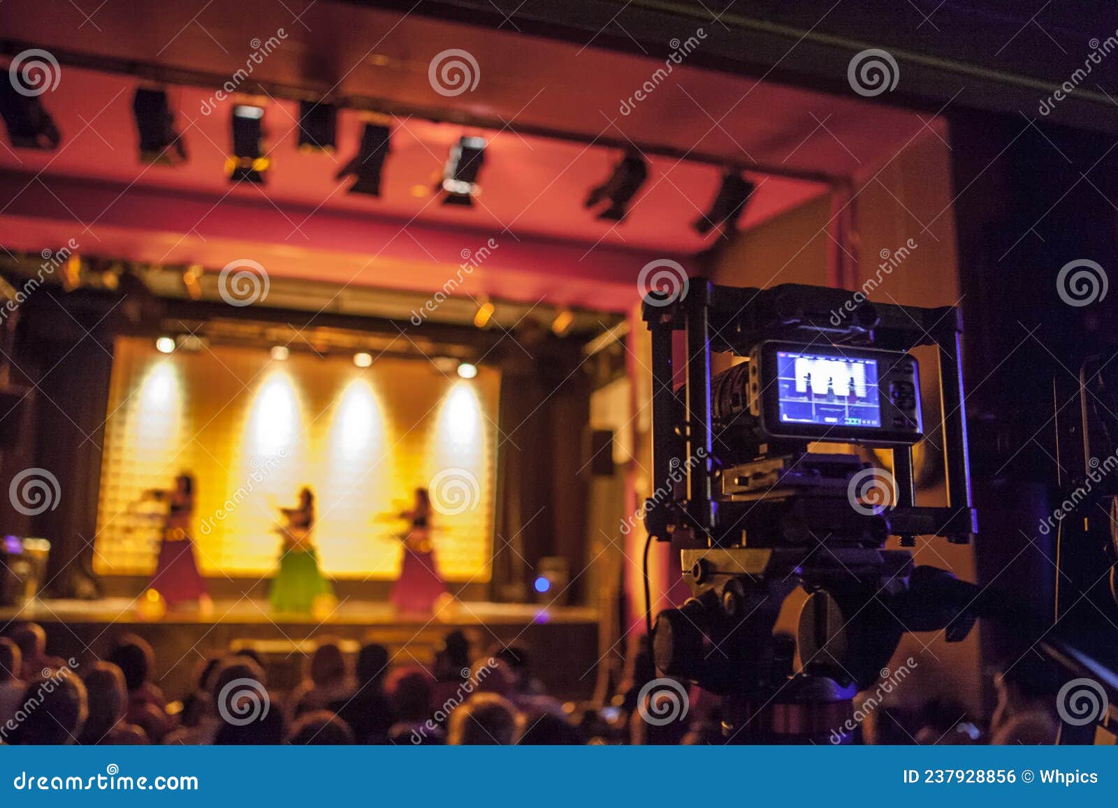 Digital Video Camera Recording Dance Show Stock Photo Image of information, connectors 237928856