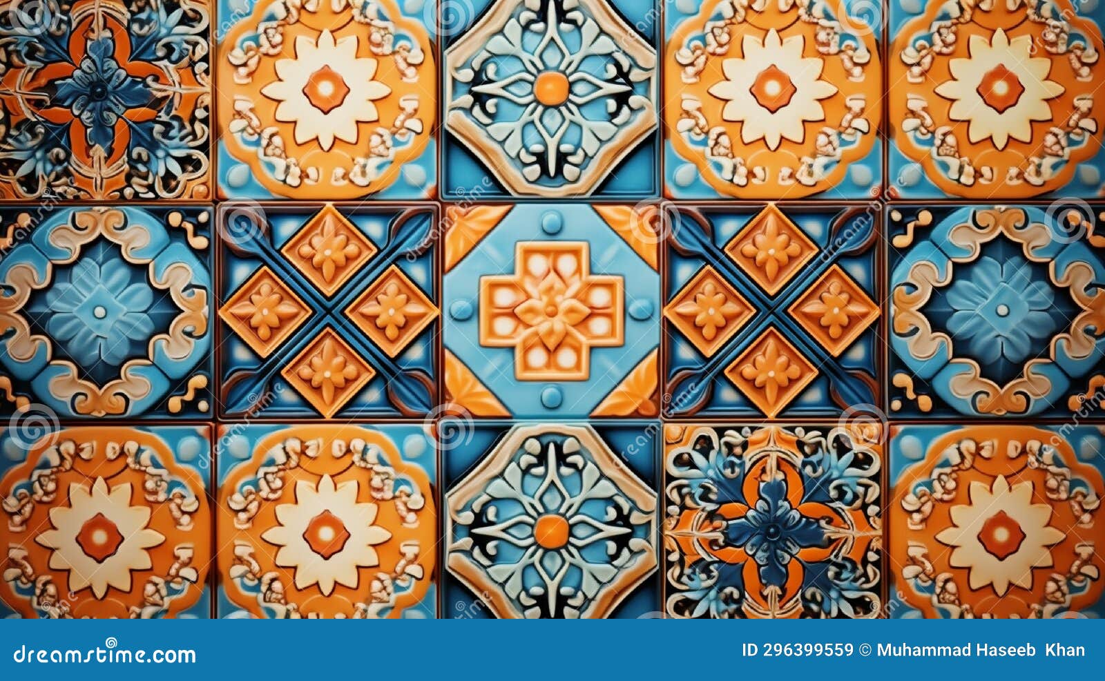 Digital Wall Tile Decor for Home, Ceramic Tile Design, Seamless
