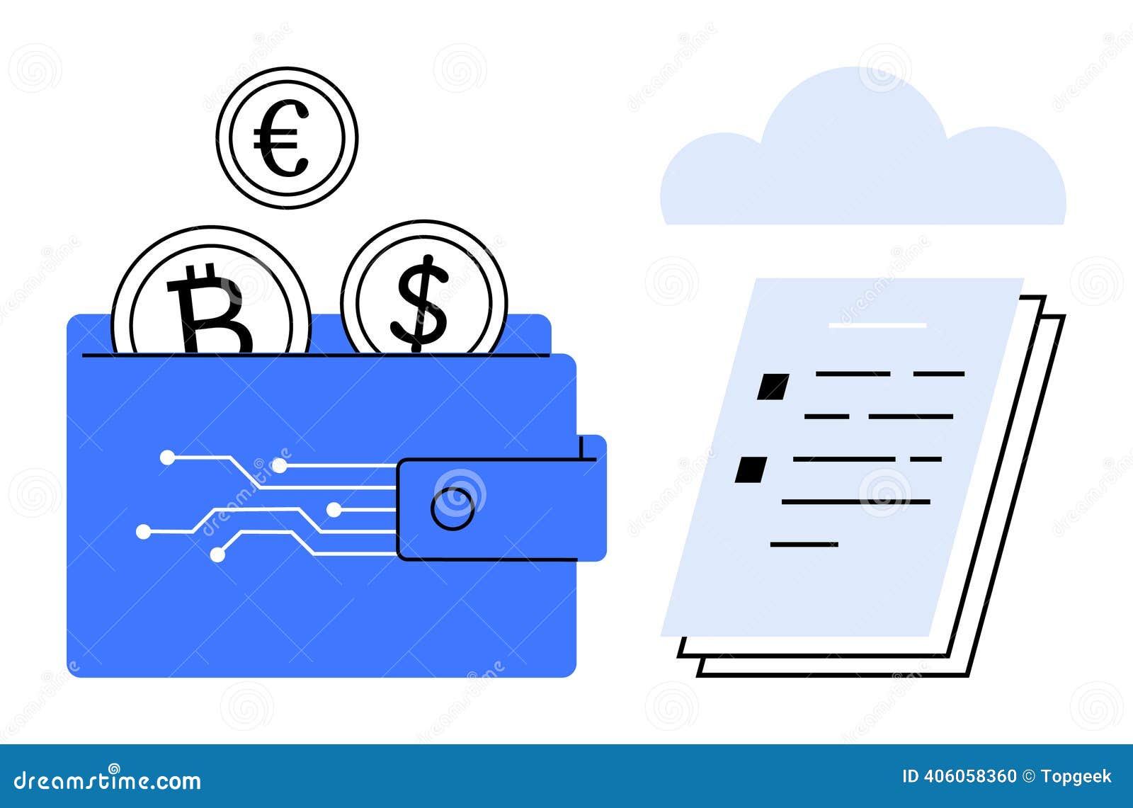 Cryptocurrency Documents Stock Illustrations – 419 Cryptocurrency Documents  Stock Illustrations, Vectors & Clipart - Dreamstime