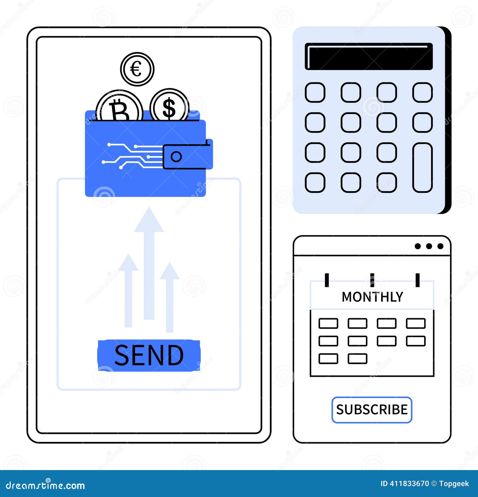 Calendar Cryptocurrency Stock Illustrations – 666 Calendar Cryptocurrency  Stock Illustrations, Vectors & Clipart - Dreamstime