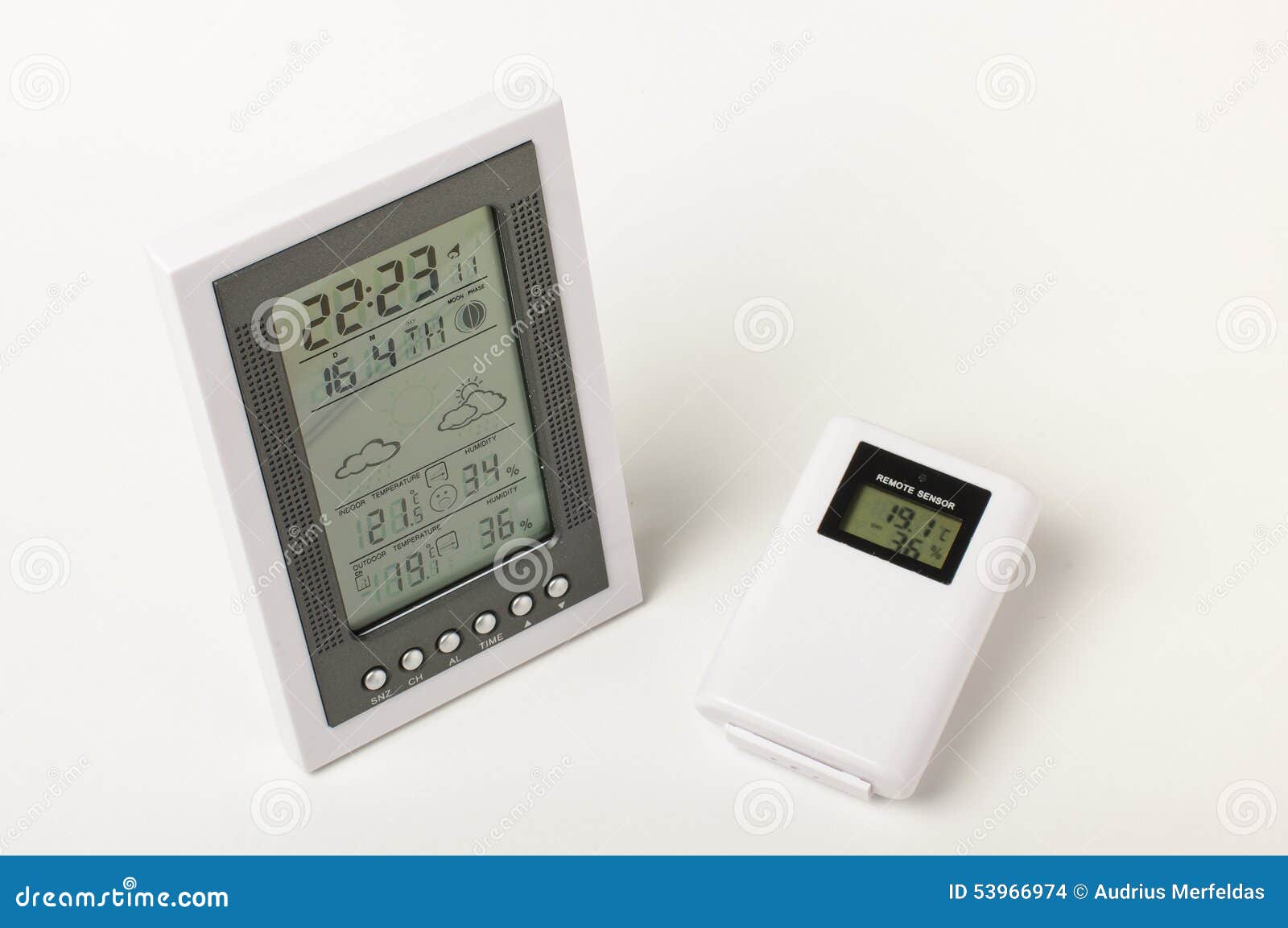 Digital Weather Station for Home with Wireless Outdoor Sensor