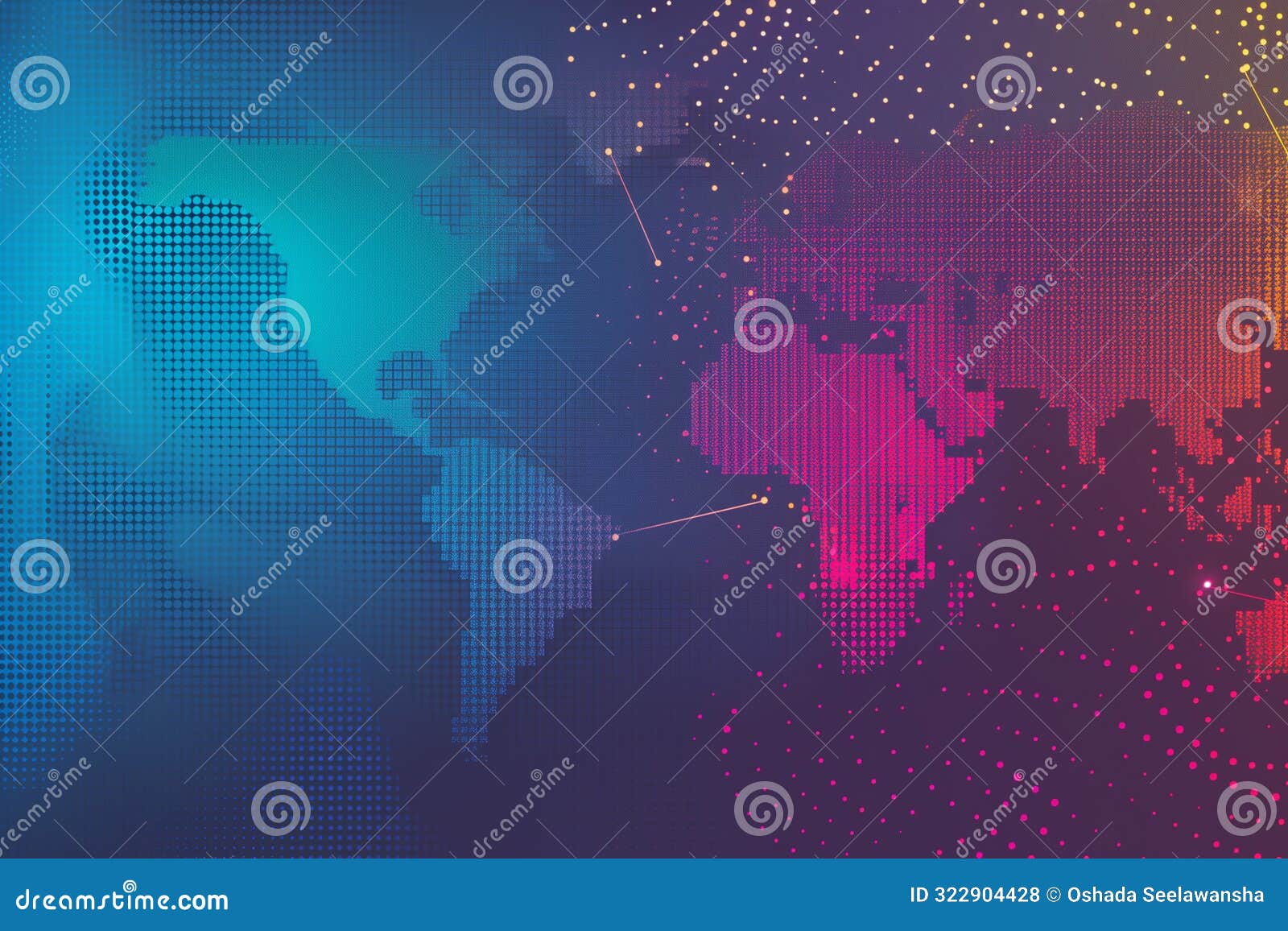 digital world map future abstract background big data technology grid, dotted map background, news backdrop, weather backdrop