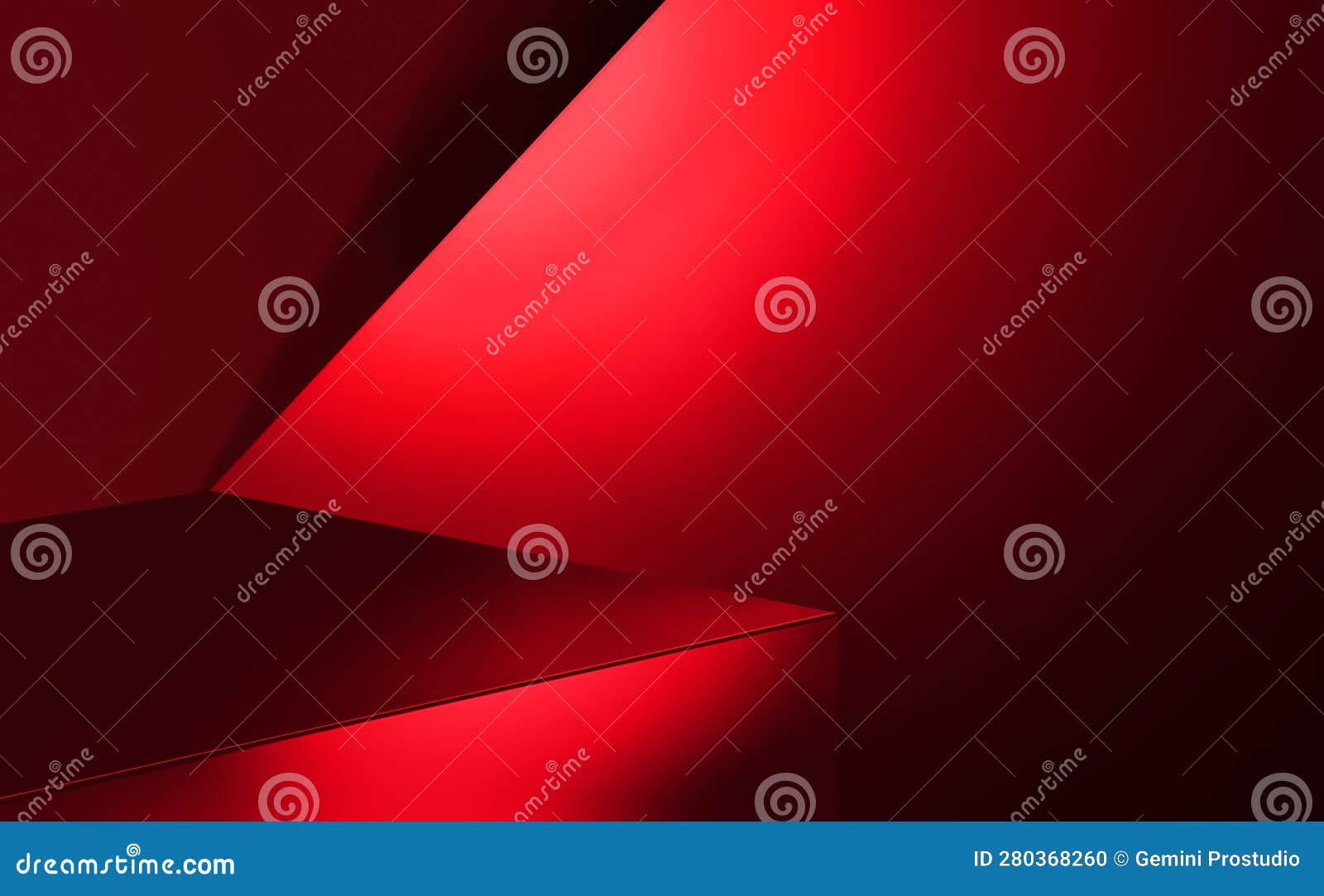 digitally created red background with geometrical s for digital use