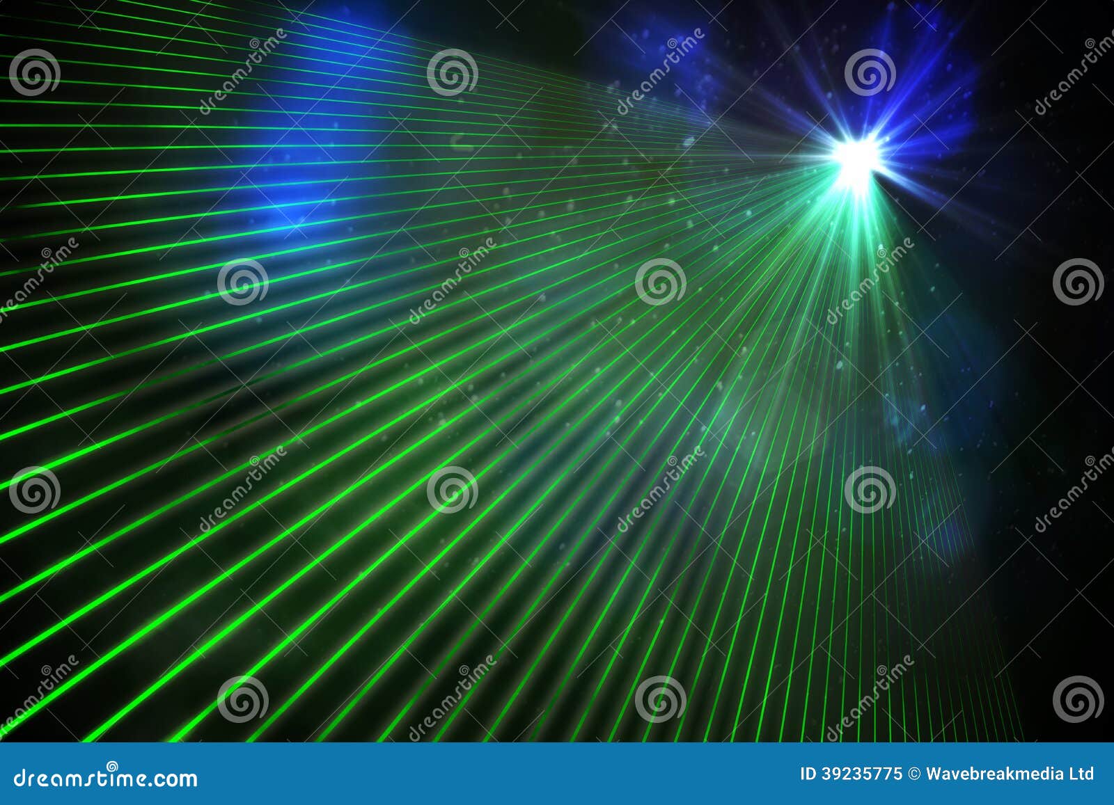 Digitally Generated Laser Background Stock Illustration Illustration