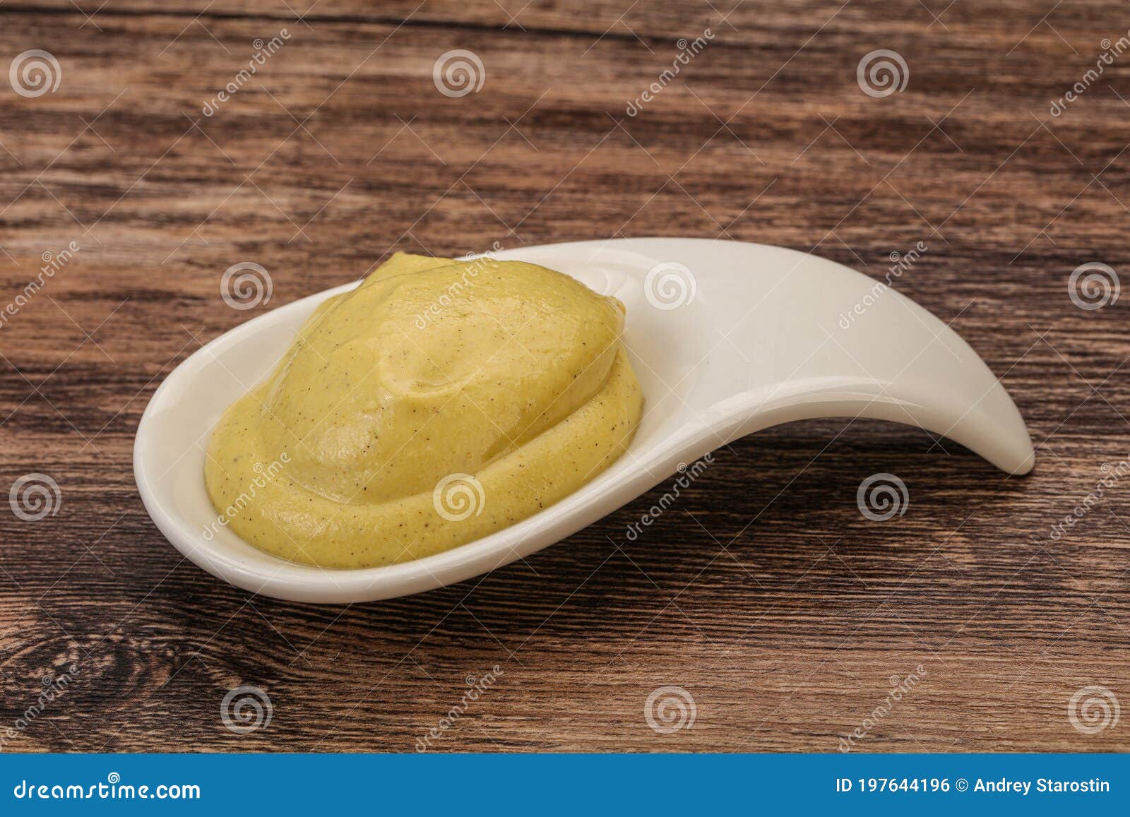 Dijon Mustard Sauce in the Bowl Stock Photo Image of gourmet, sauce