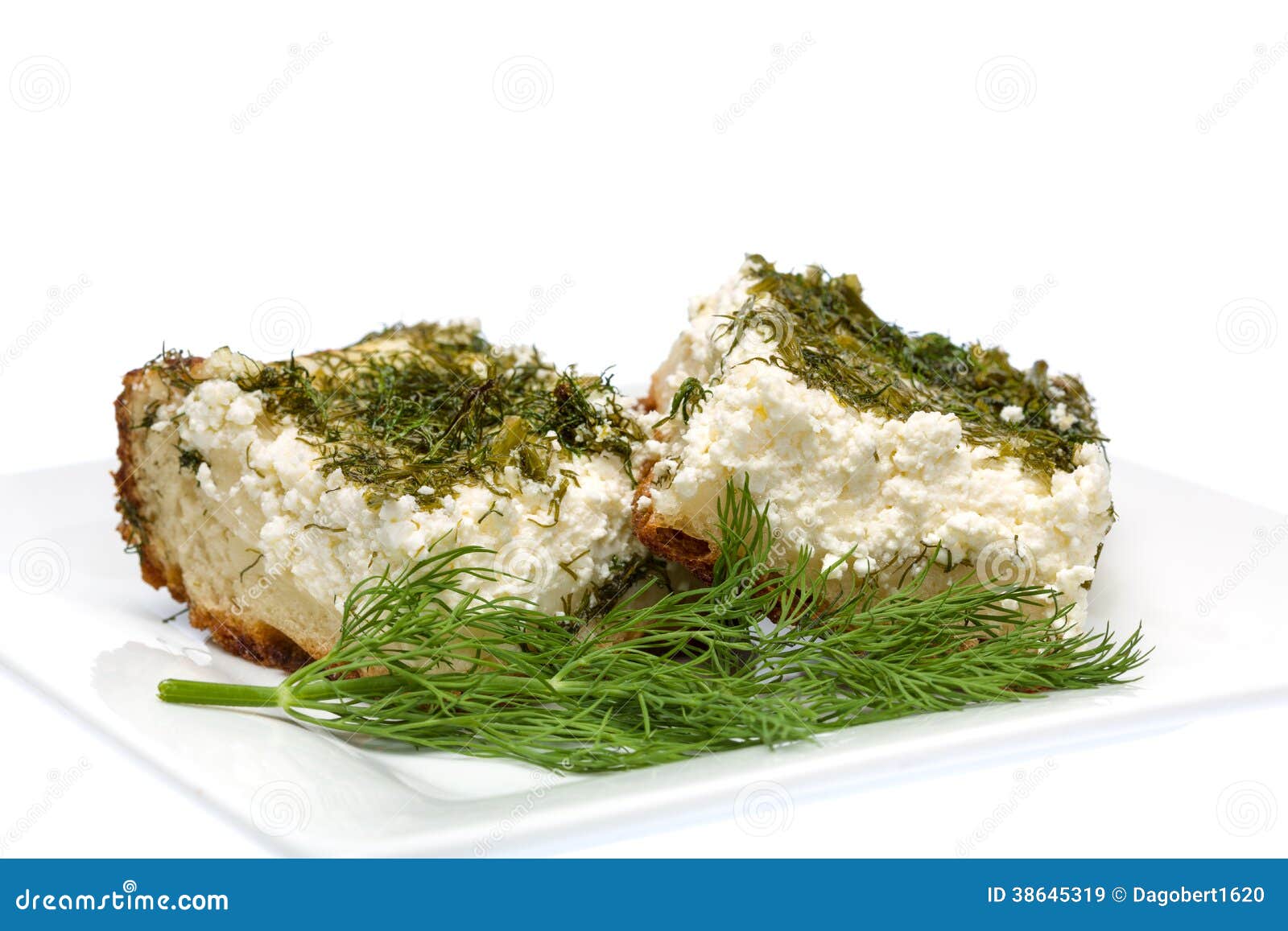 Dill pie stock image. Image of white, meal, beaten, green 38645319