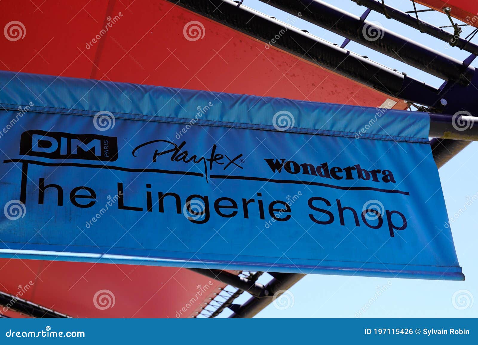 Dim Playtex Wonderbra Group Create the Lingerie Shop Sign Logo of