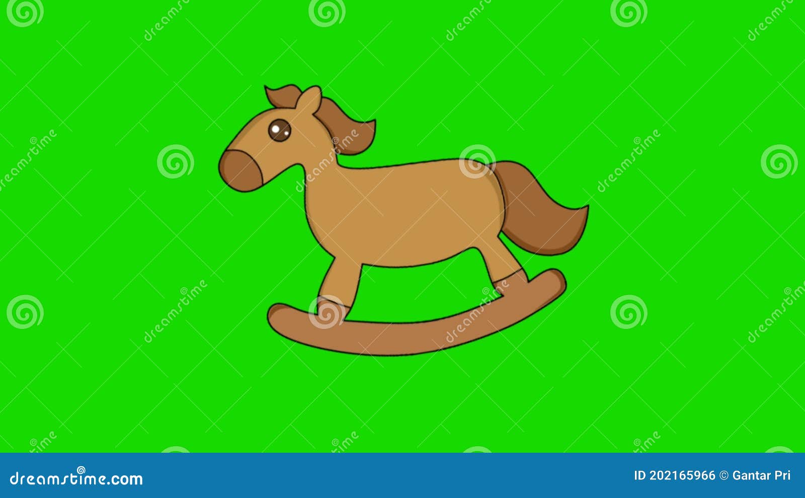 2-dimensional Animated Video of a Toy Horse in Motion Stock Footage - Video  of entertainment, icon: 202165966