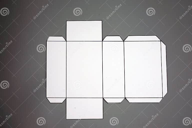 Geometry Net of Rectangular Prism. Stock Photo Image of isolated