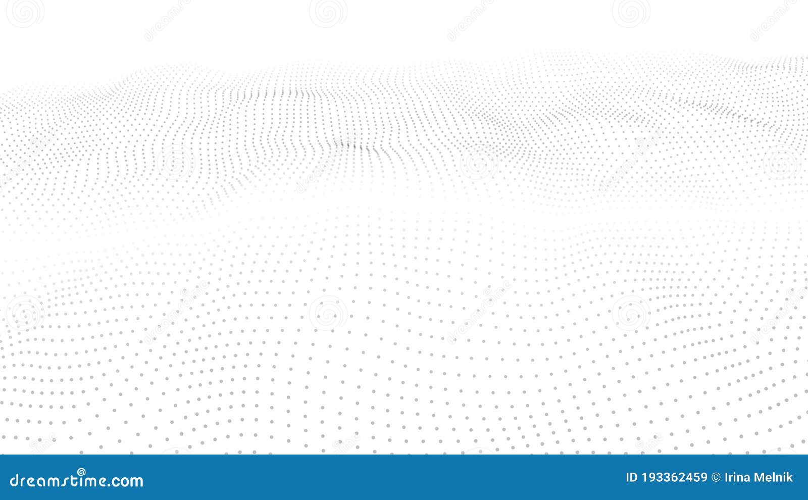 dinamic wave of dots.  background. 3d futuristic 