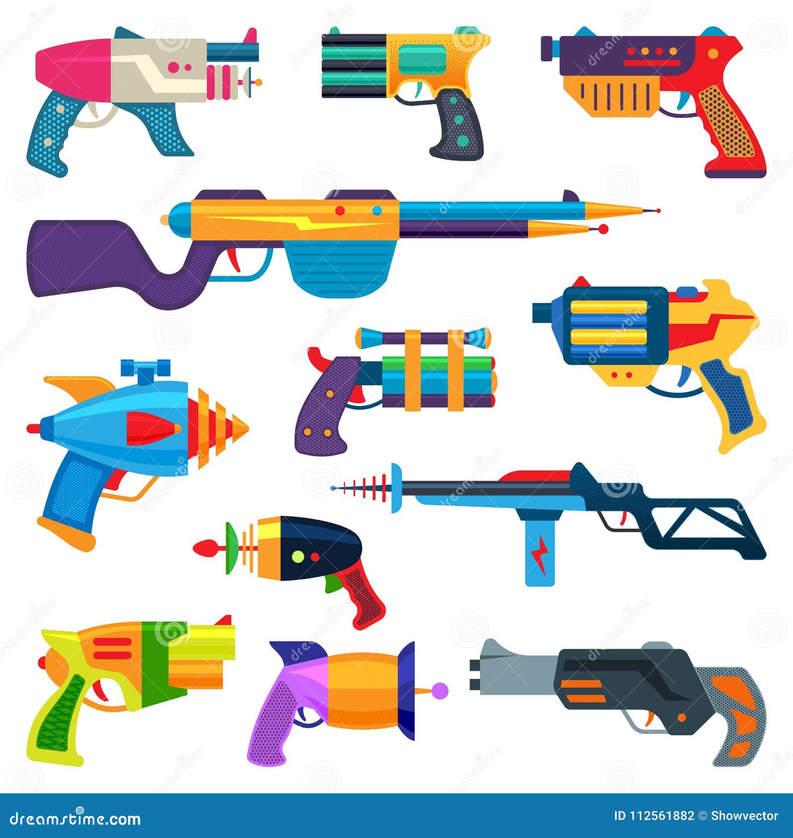 Pistola Água Dos Desenhos Animados Crianças Armas Brinquedo