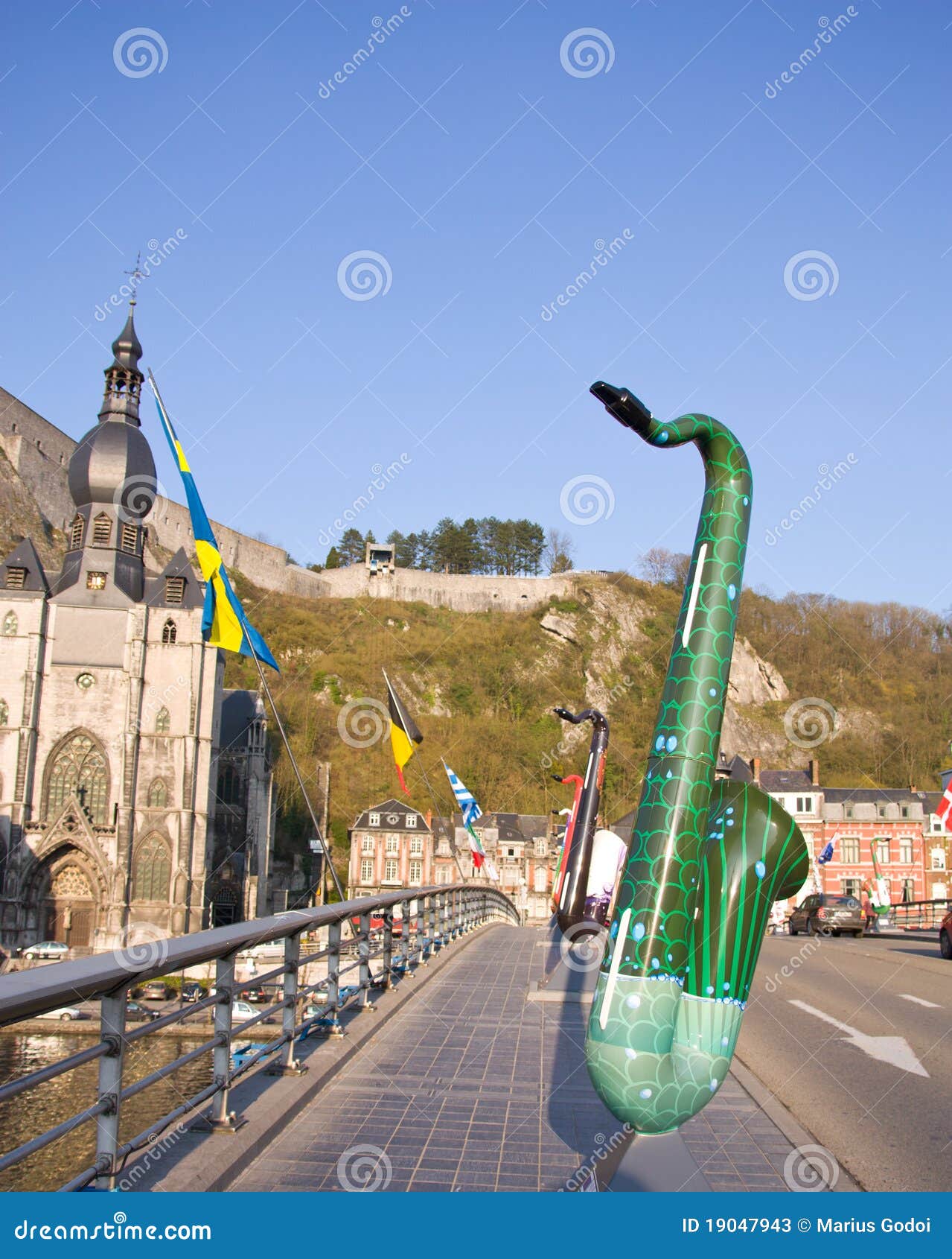 Dinant Giant Saxophones Exhibitions Editorial Stock Photo Image of