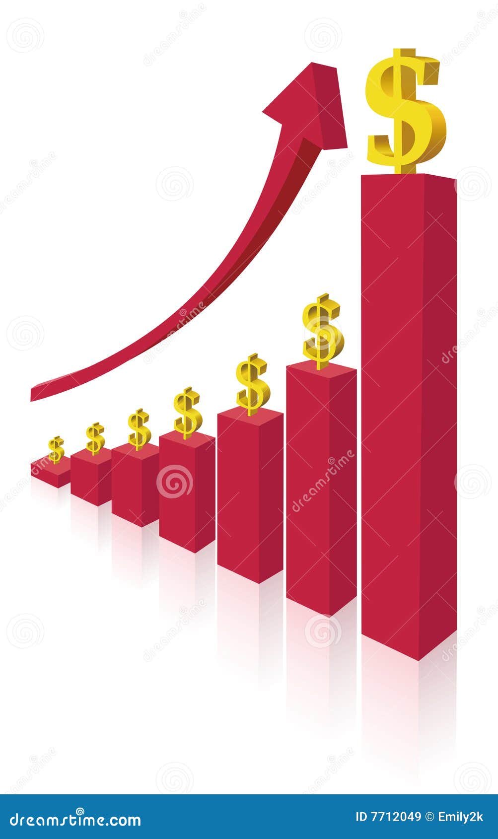 Dinero de la ganancia ilustración del vector. Ilustración de ventas