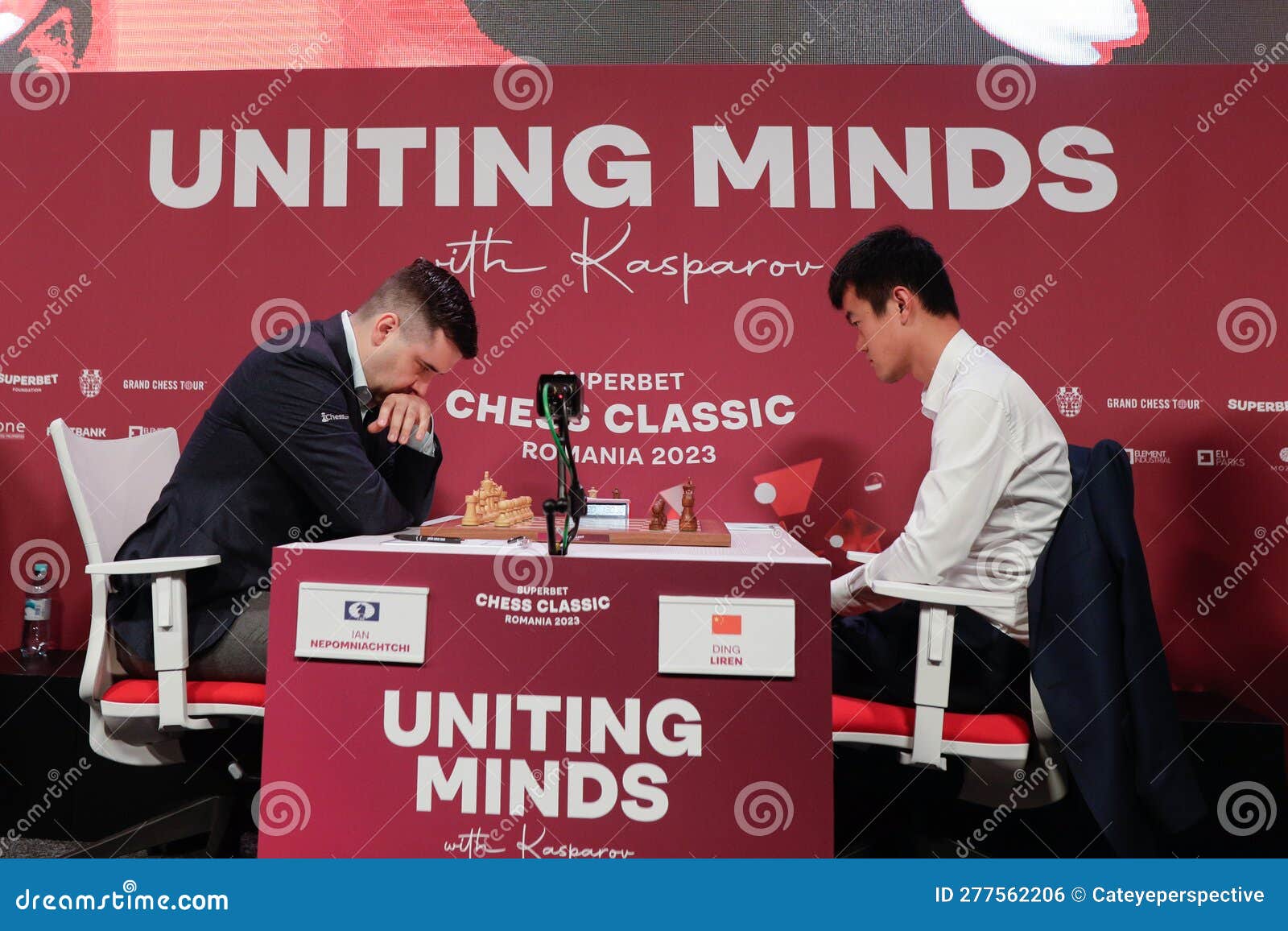 Bucharest, Romania - May 5, 2023: Chess grandmaster Richard Rapport at the  Grand Chess Tour 2023 - Superbet Chess Classic Stock Photo - Alamy