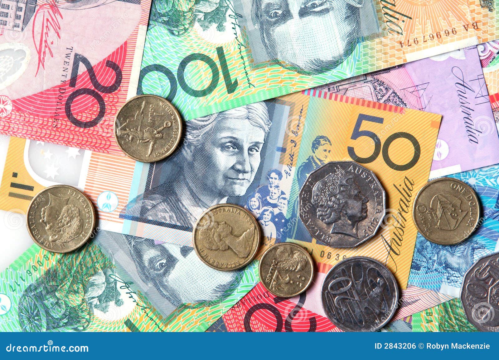 Dinheiro australiano foto de stock. Imagem de extrangeiro 2843206