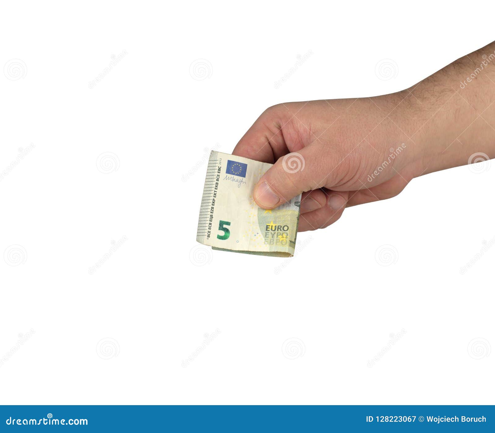 Dinheiro Na Mao Imagem De Stock Imagem De Mao Isolado 128223067