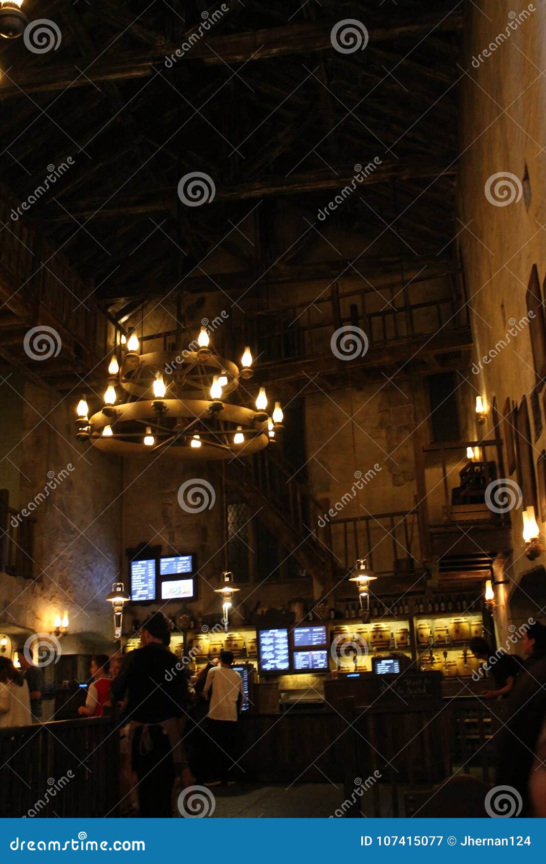 Eating Hall Harry Potter Universal Studios Editorial