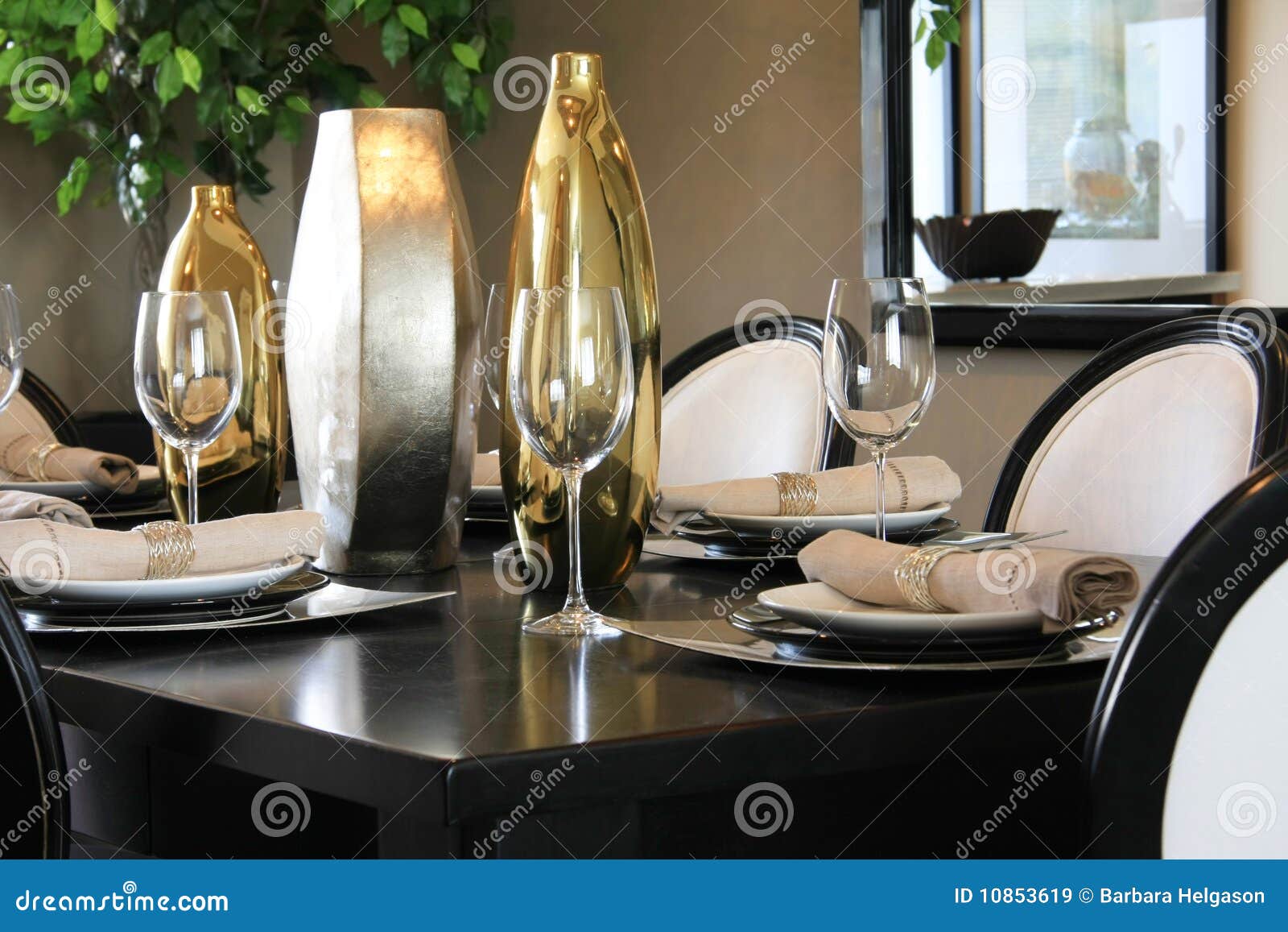 Dining room table stock image. Image of cutlery, dining 10853619