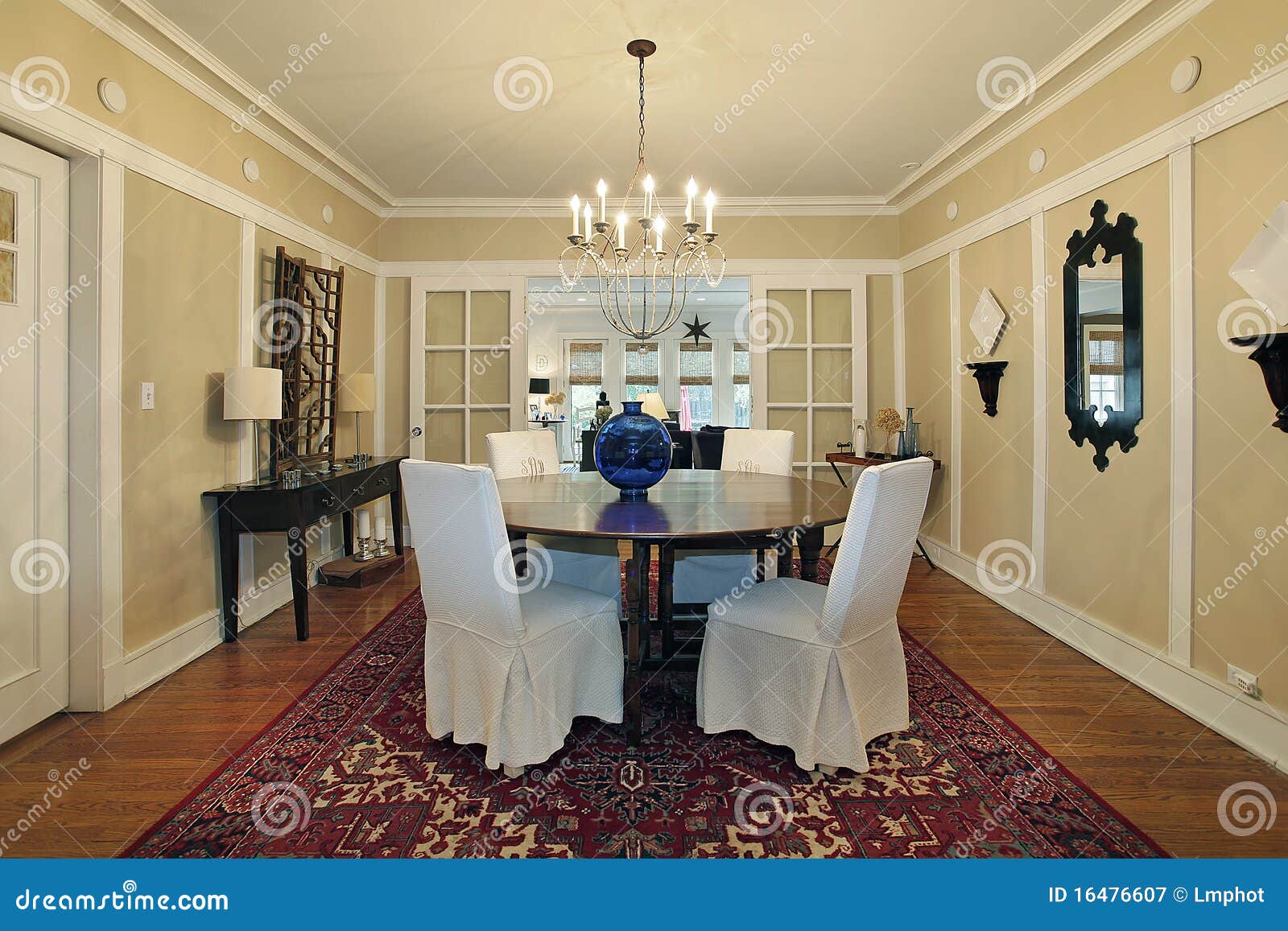 Tan Ad Black Dining Room Decor