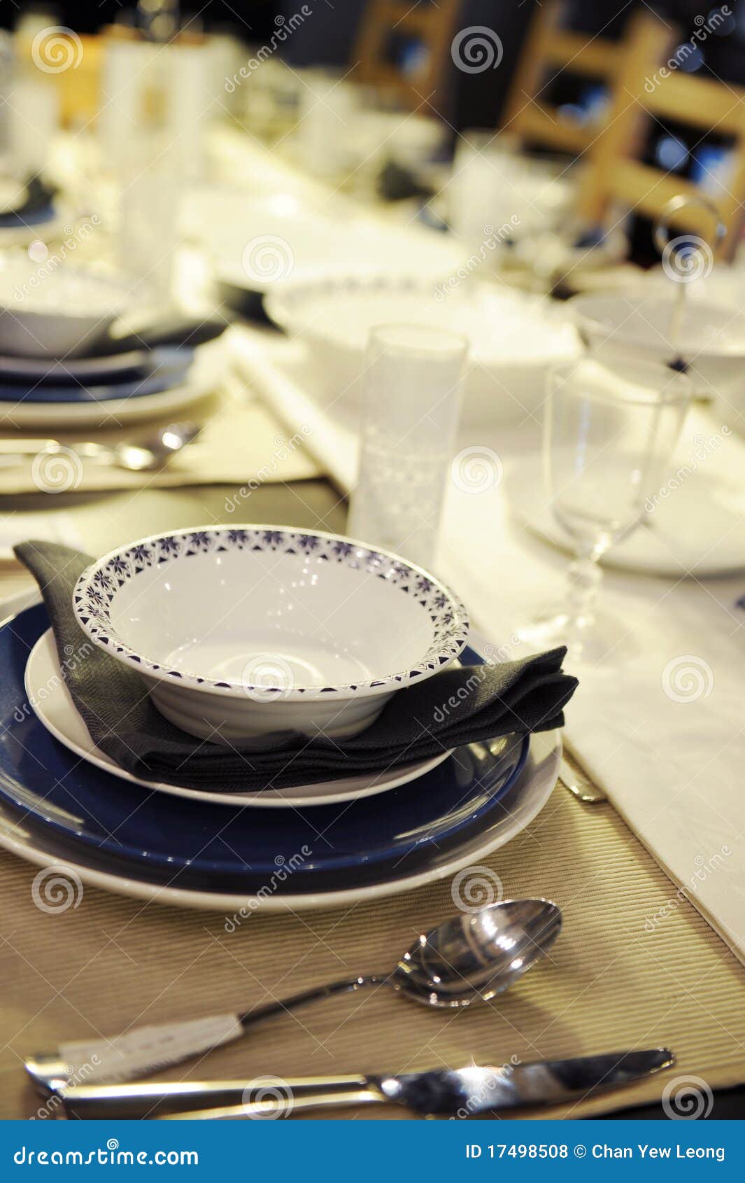 Dining set stock photo. Image of utensils, interior, closeups - 17498508