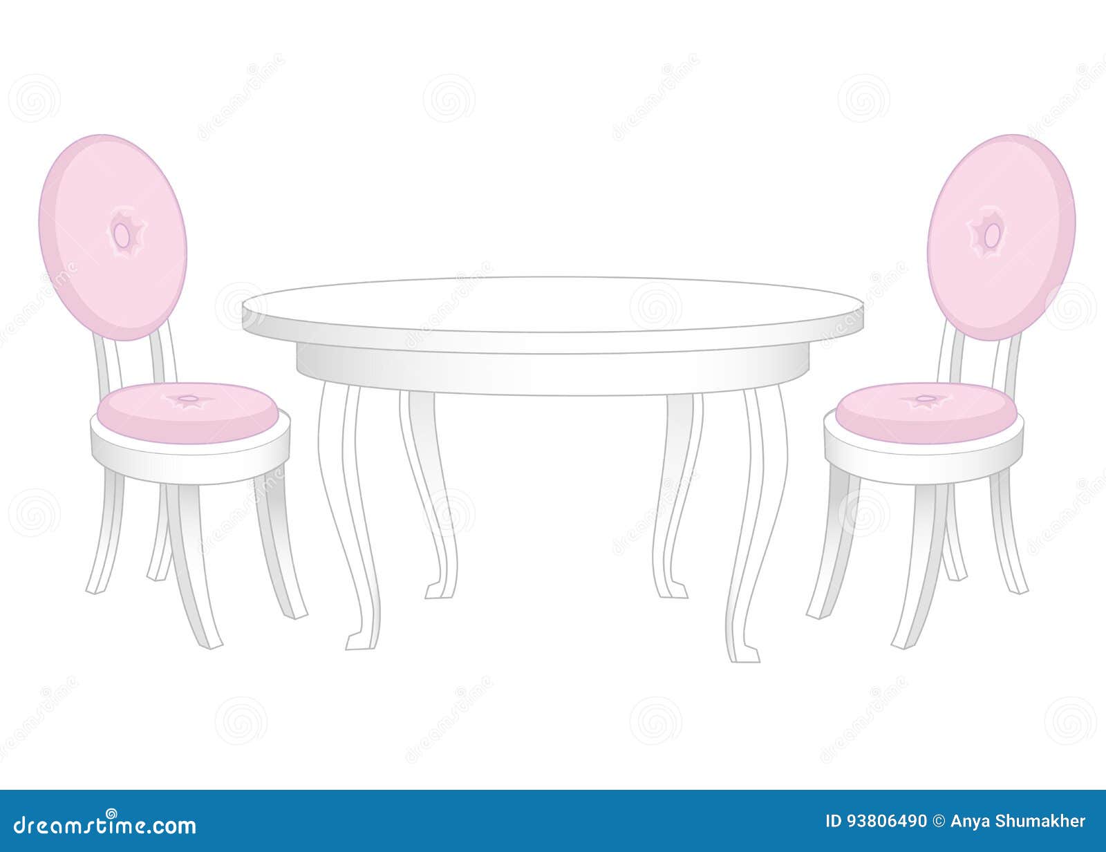 Dining Set Dining Table And Chairs Stock Illustration Illustration Dining Set Dining Table And Chairs Stock Illustration Illustration
