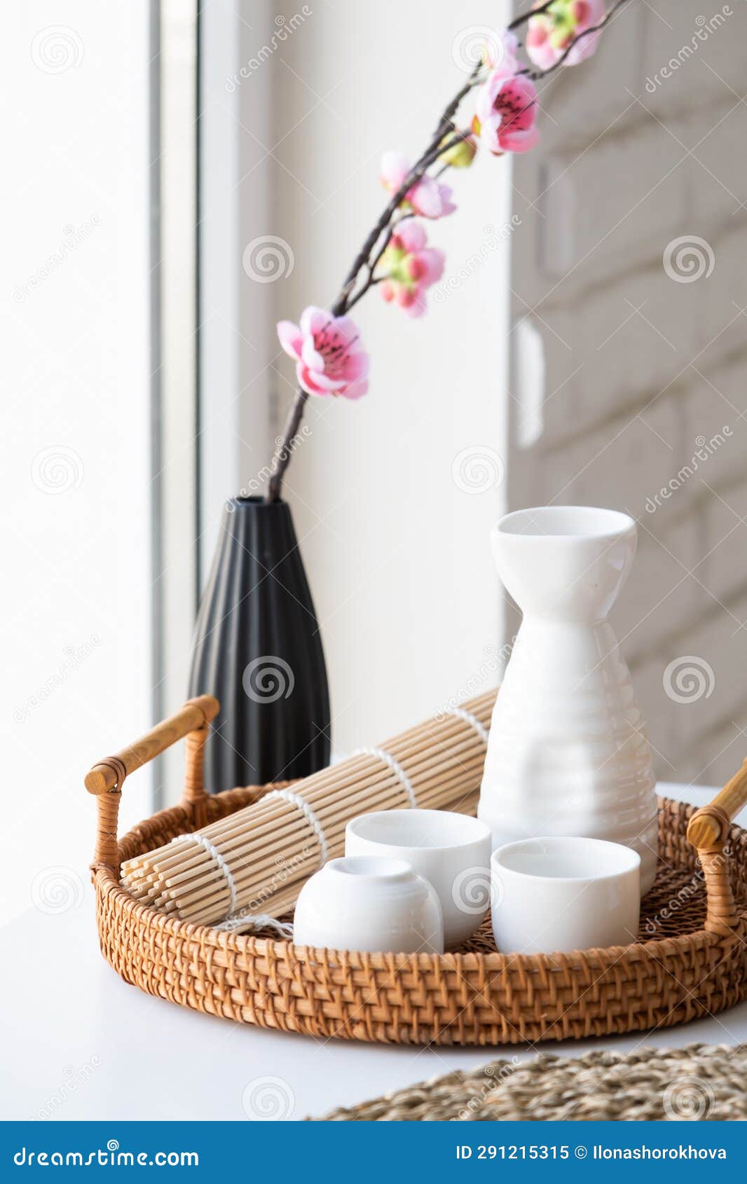 Dining Table in Asian Style with Tableware Stock Image Image of asian
