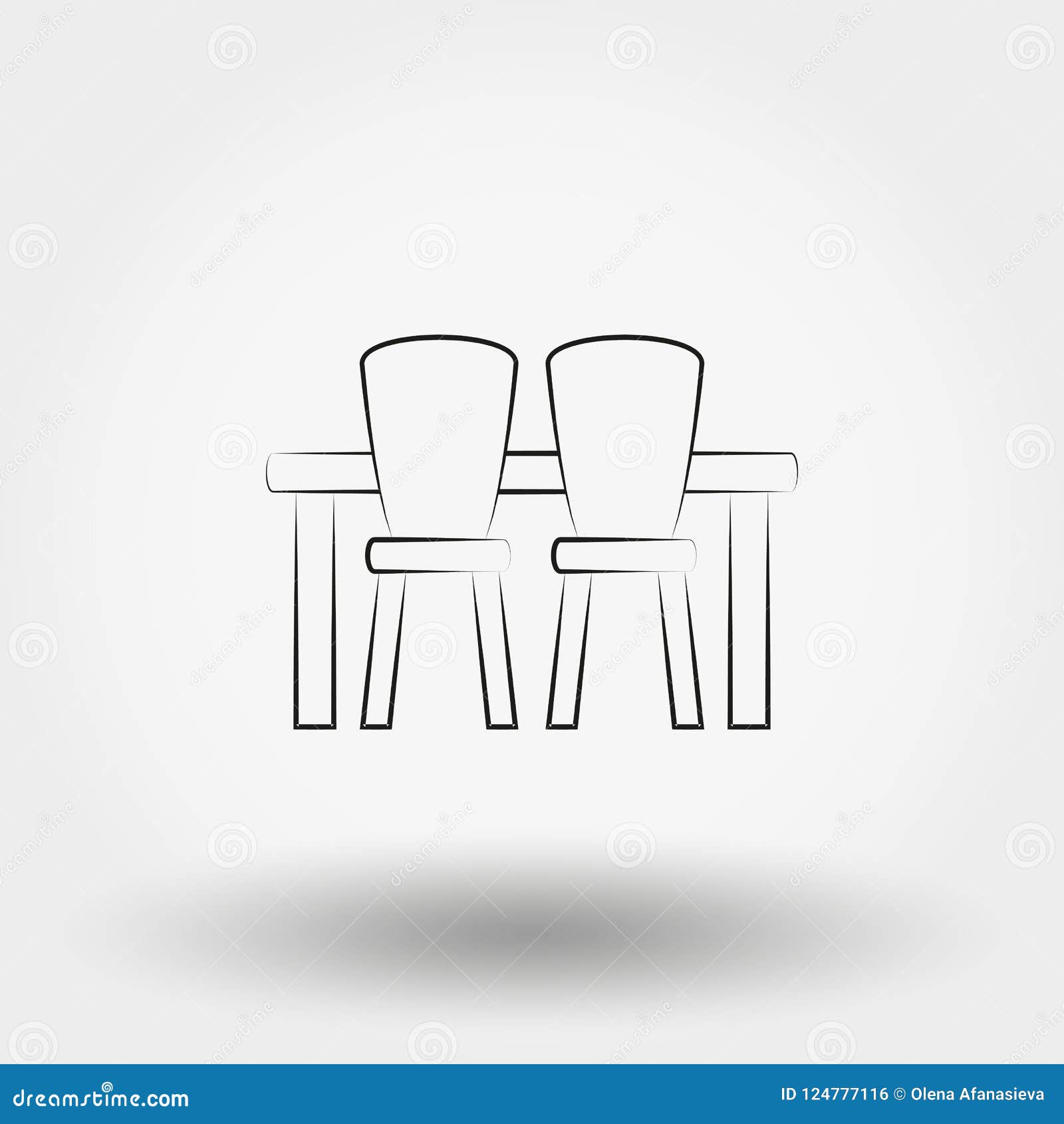 Dining Table With Chairs Stock Illustration Illustration Of Dining Table With Chairs Stock Illustration Illustration Of