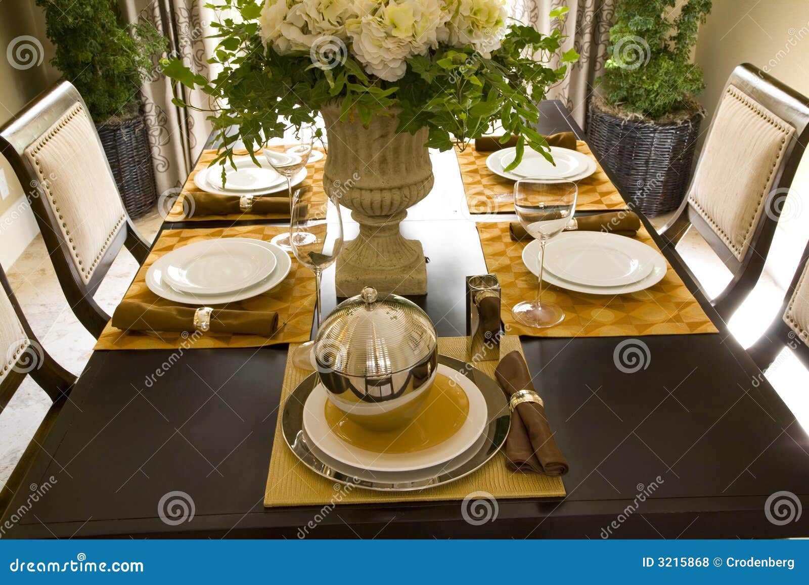 Dining Table Decor 1707 Stock Photo Image Of Formal