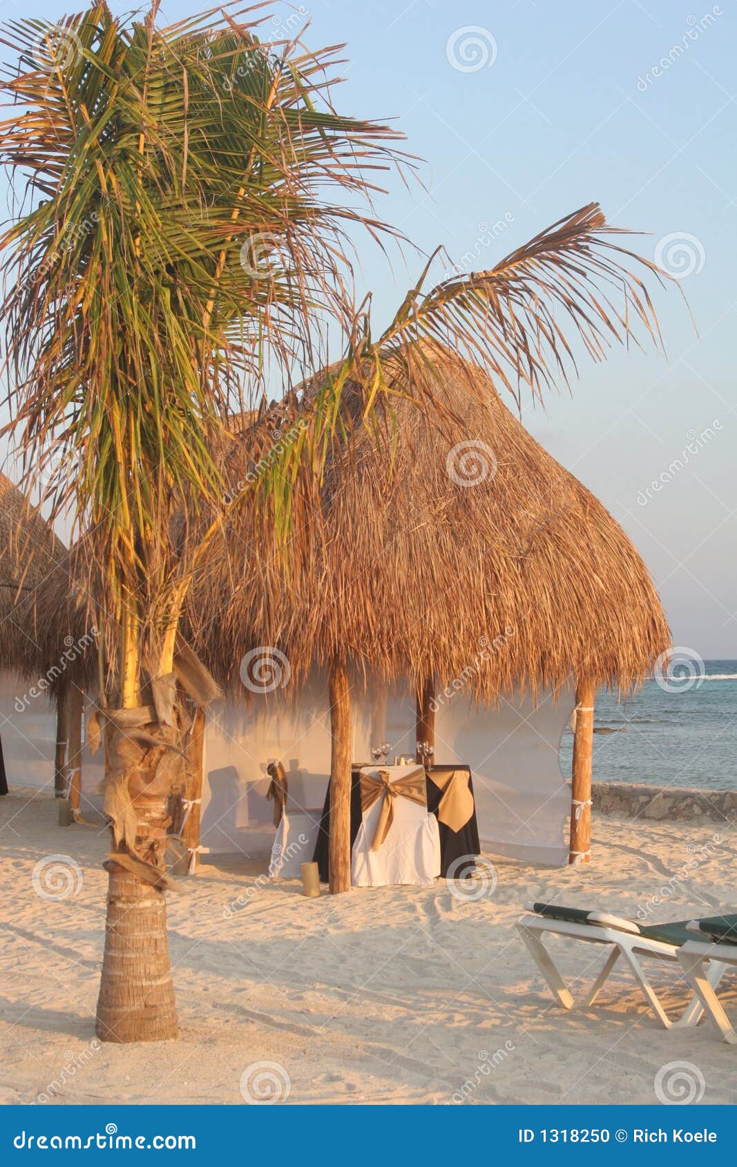 Dinner on the Beach 2 stock photo. Image of romantic, beach - 1318250