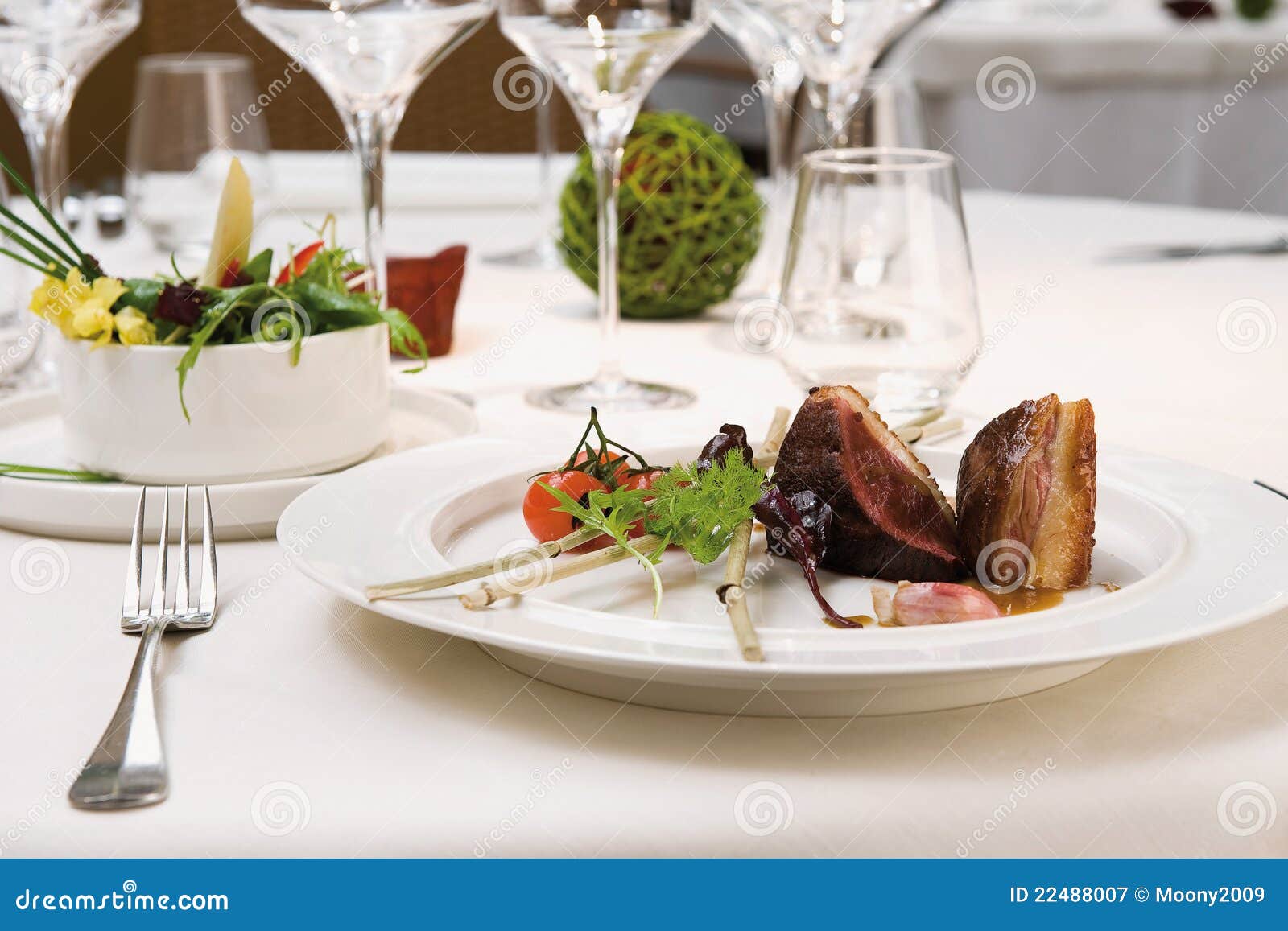 Dinner with beef stake stock image. Image of cook, meat 22488007