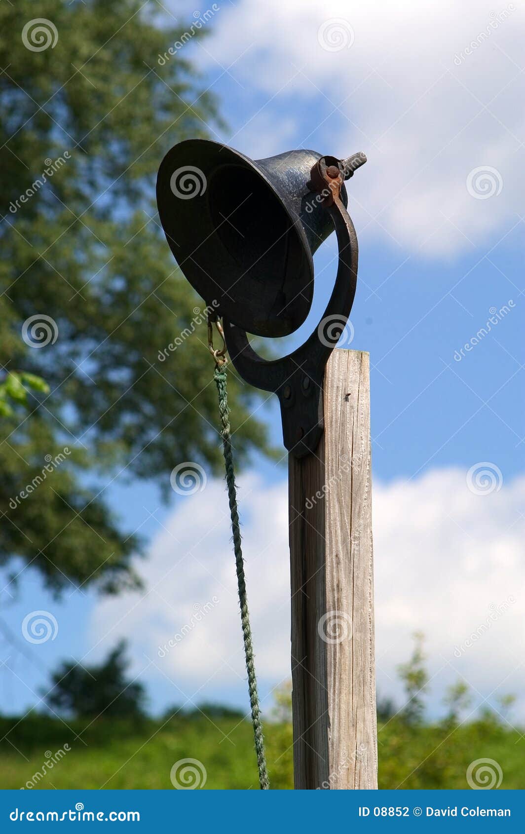 Dinner Bell stock photo. Image of ring, historic, fashioned - 8852