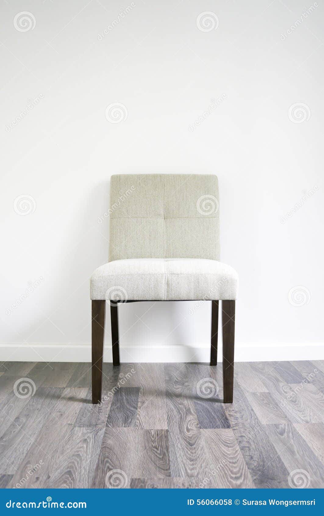 Dinner Chair on the Laminate Floor Stock Photo Image of material