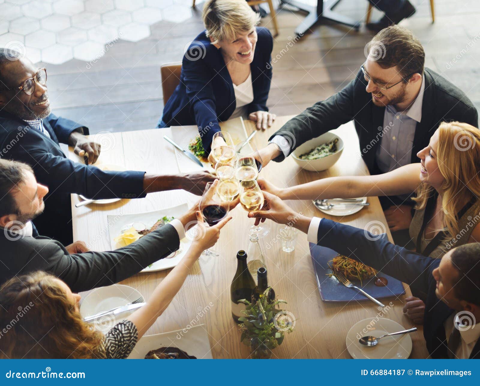 Dinner Dining Wine Cheers Party Concept Stock Image Image of brunch