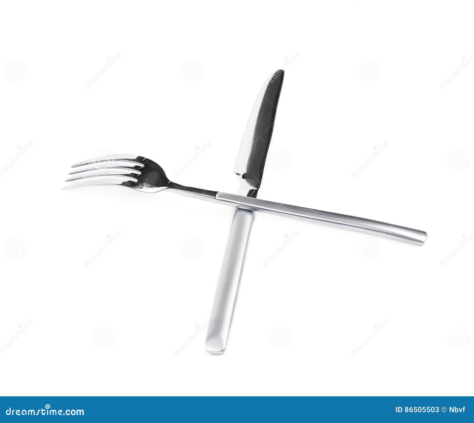 Dinner Knife and Fork Composition Stock Image Image of meal, setting
