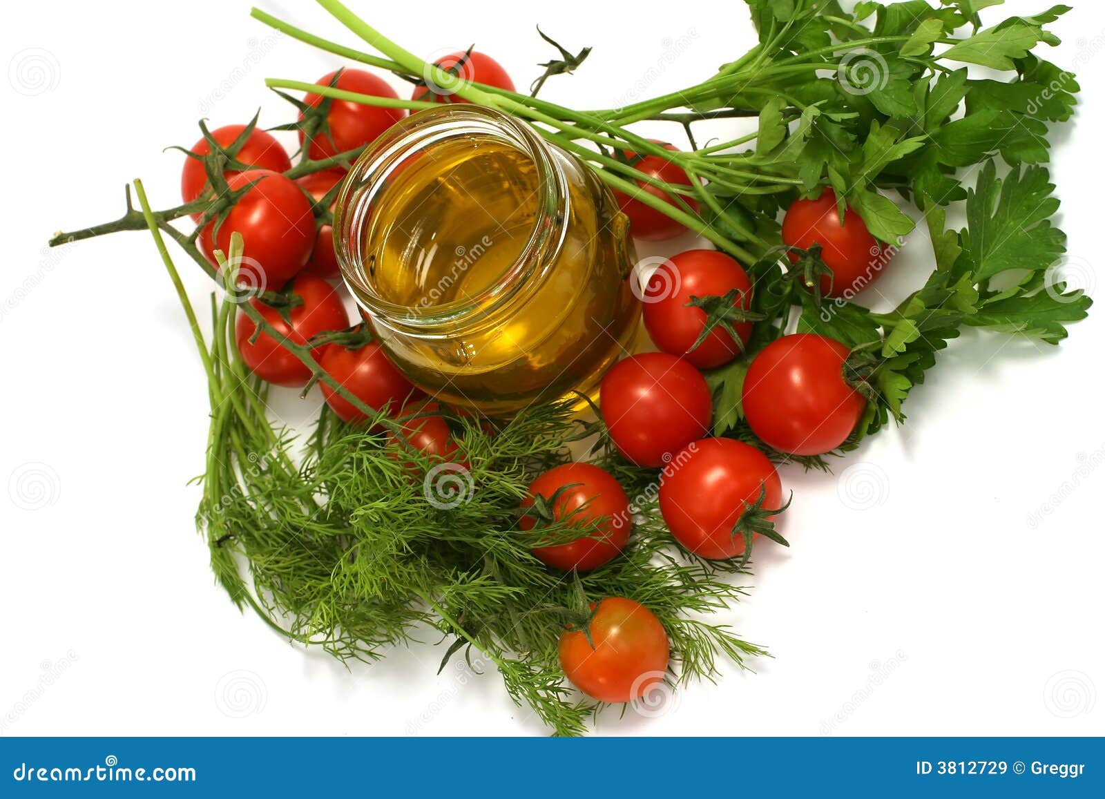 Dinner with olive oil stock image. Image of gourmet, ingredient 3812729