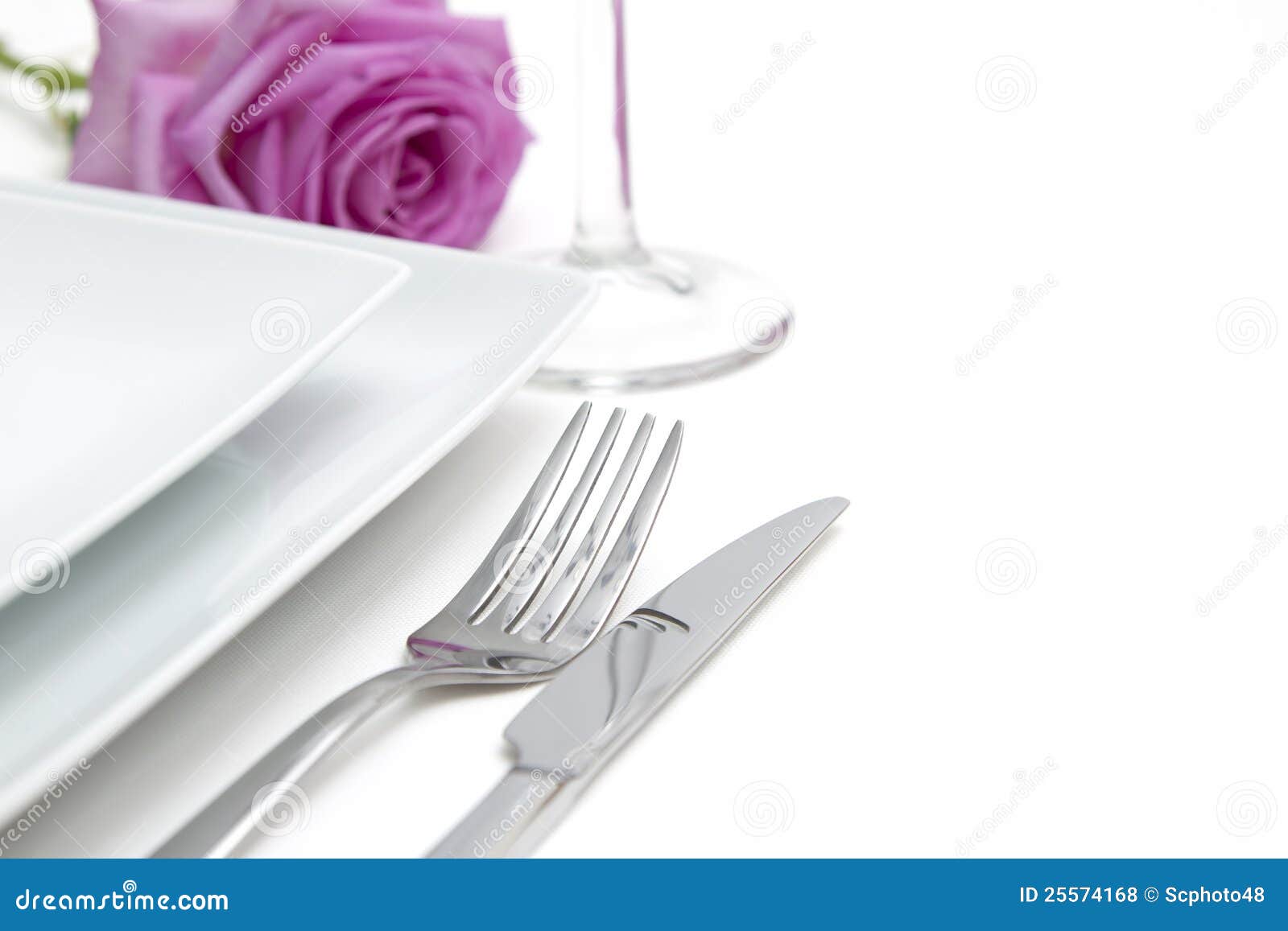 Dinner place setting stock photo. Image of meal, fancy - 25574168