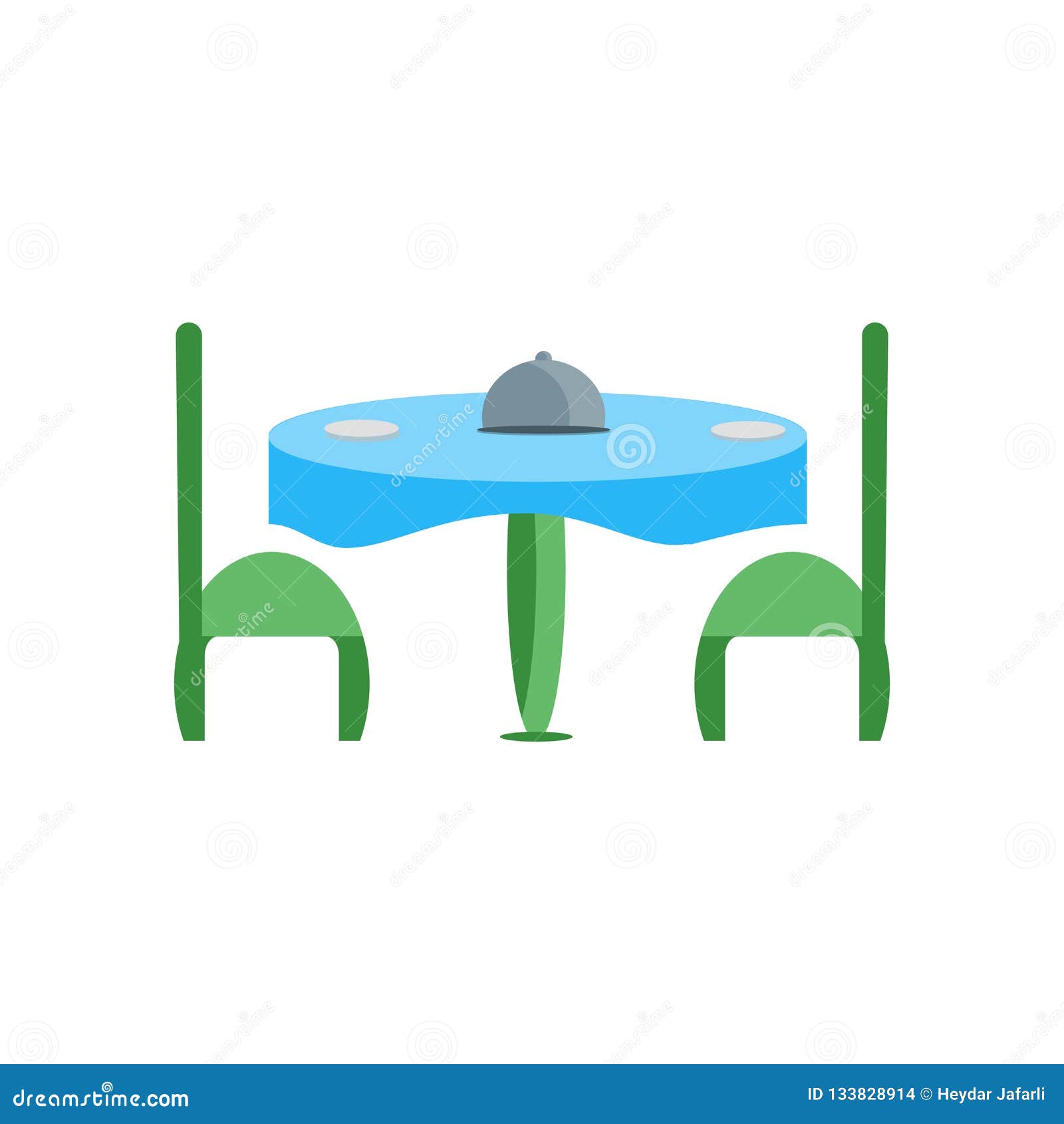 Download Dinner Table Icon Vector Sign And Symbol Isolated On White ...