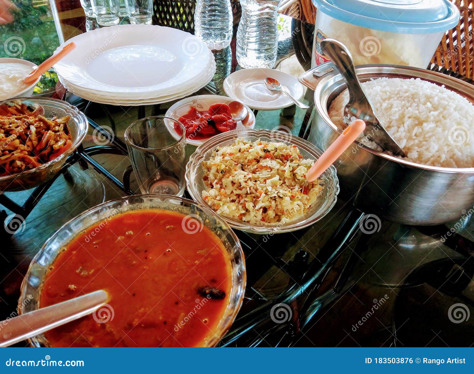 Dinner Table at Kerala Food Stock Photo Image of kerala, breakfast