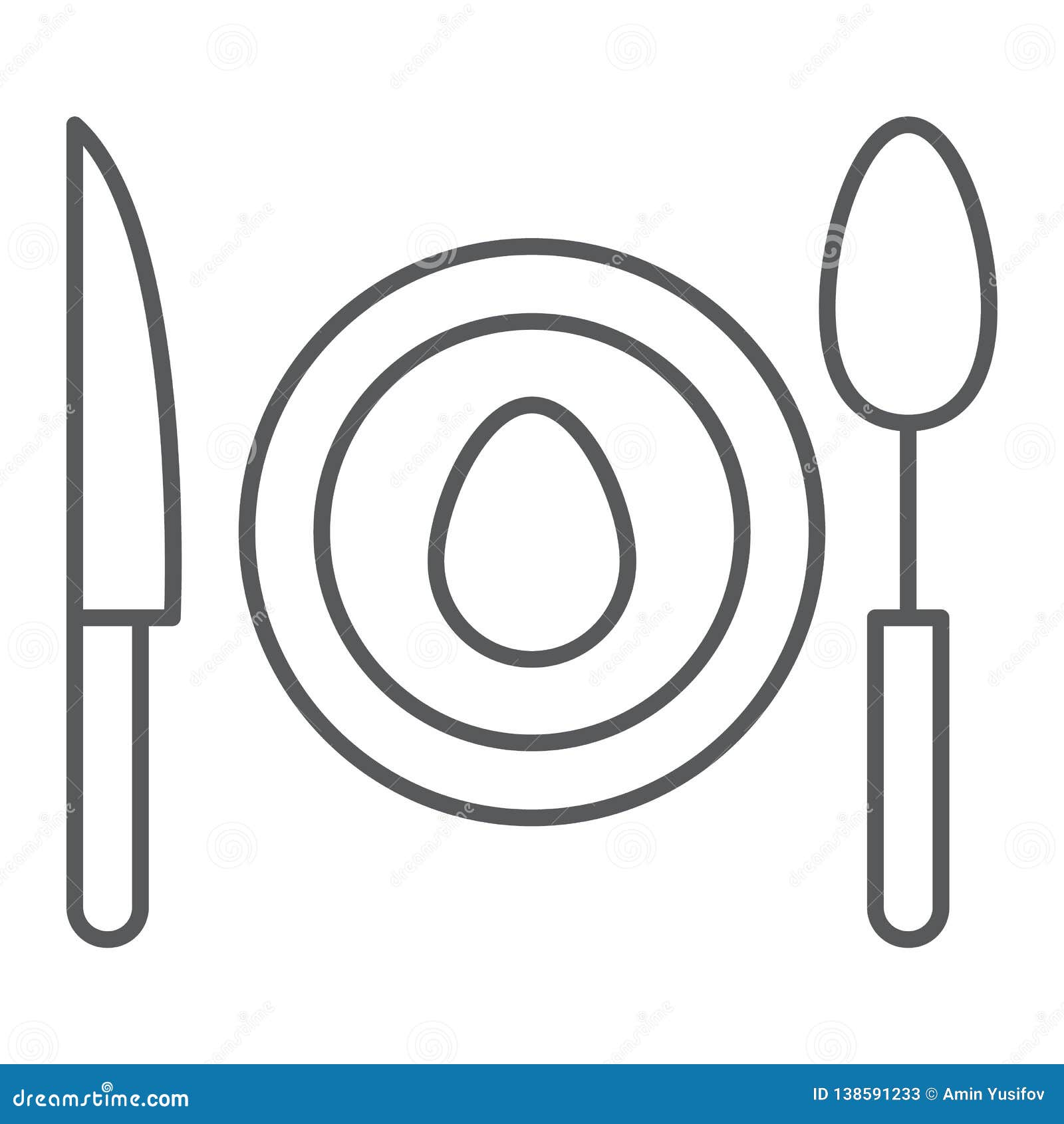 Dinner Plate Clipart Black And White