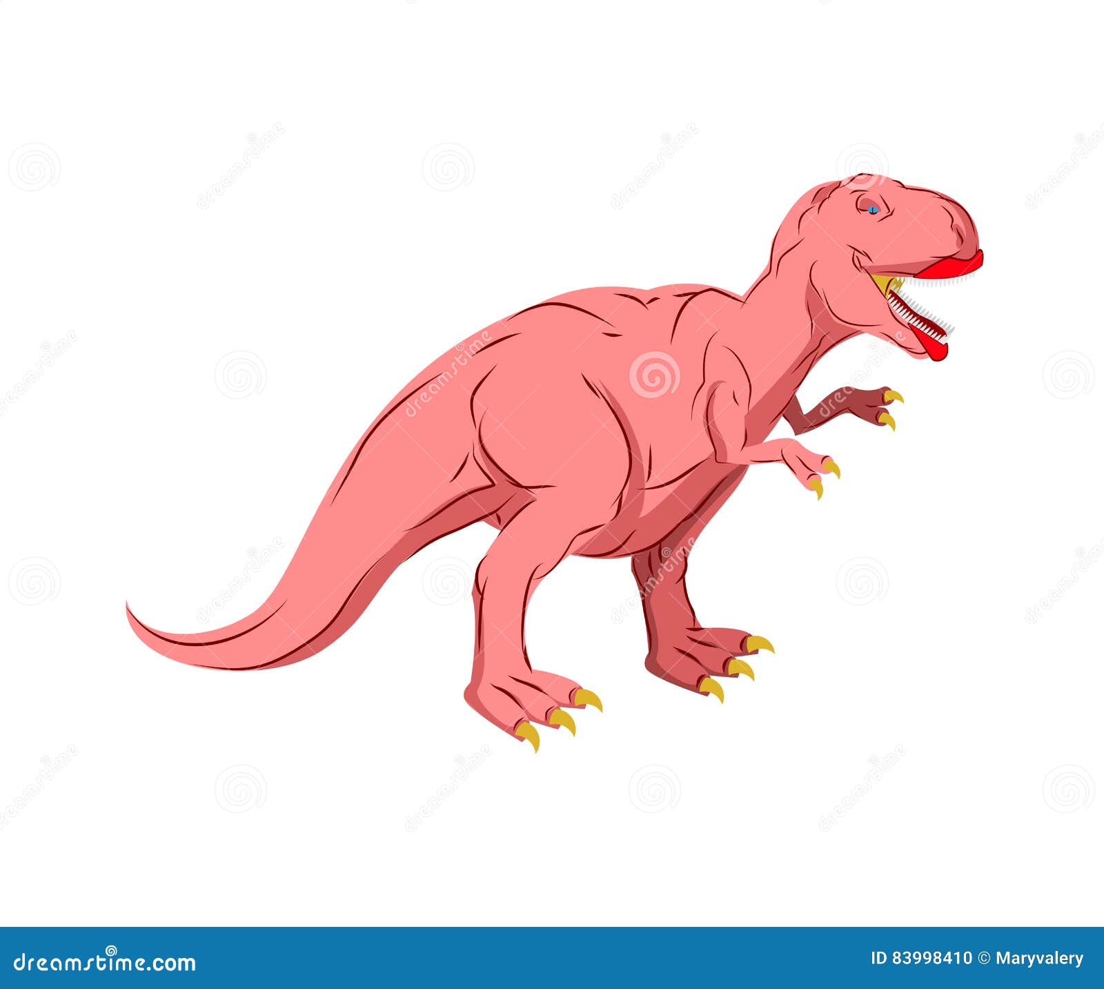cilinder kaart Redelijk Dino Female Roze Geïsoleerde Dinosaurus Oude Roofdiertyrannosau Vector  Illustratie - Illustration of kind, vreedzaam: 83998410