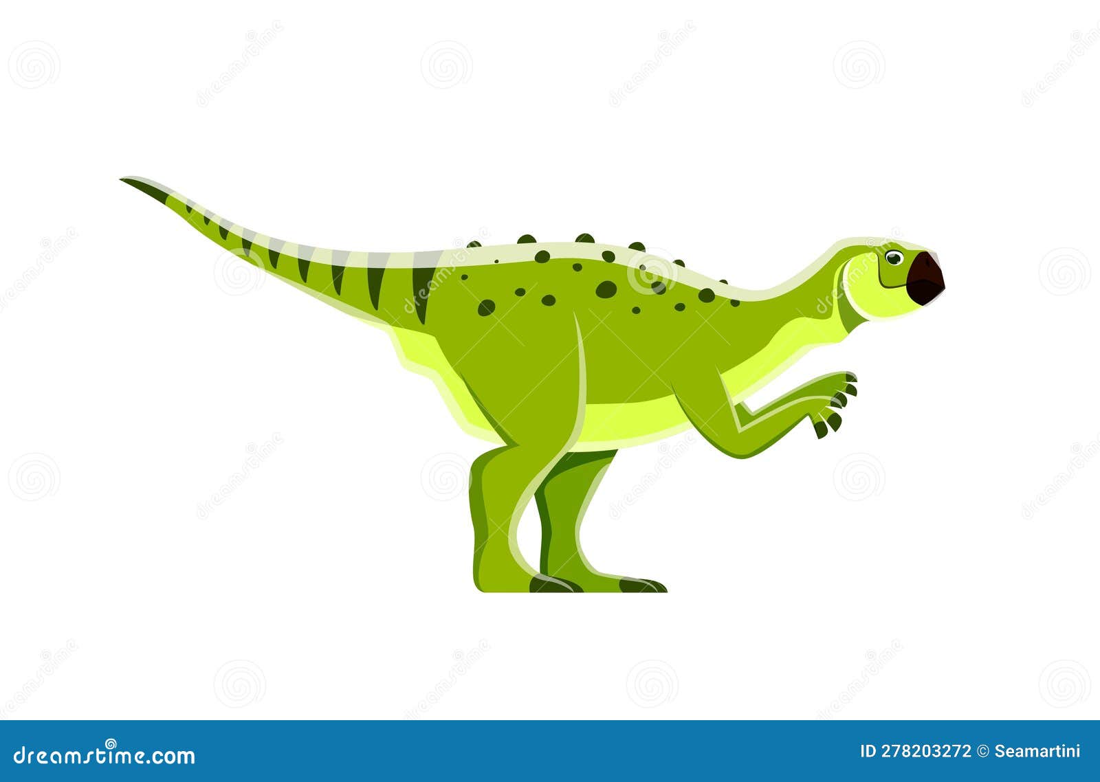 Desenho Animado Com Caráter Réptil Verde De Dinossauro Ilustração Stock -  Ilustração de paleontologia, arte: 241846285