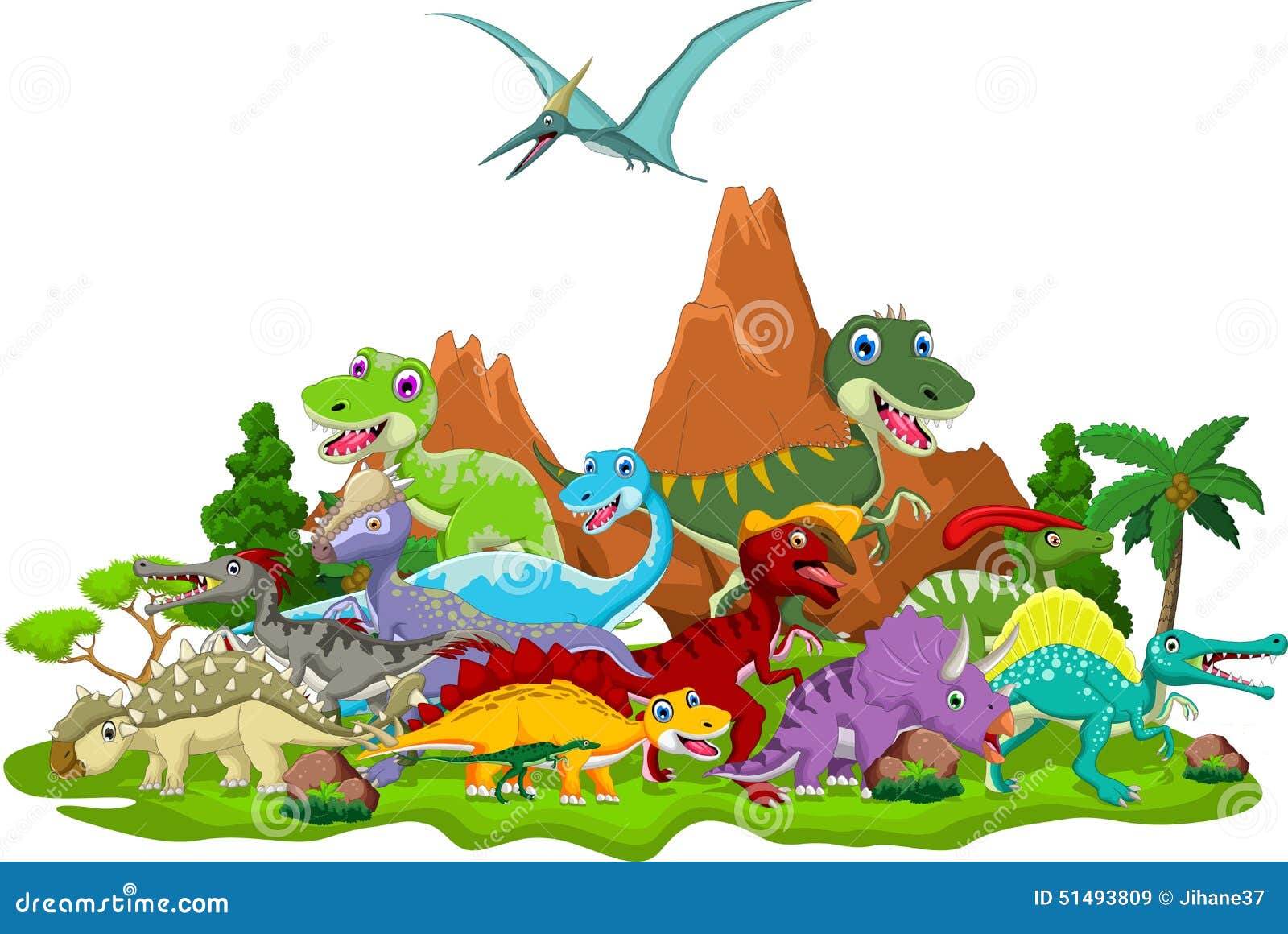 dinosaur clip art illustrations - photo #40