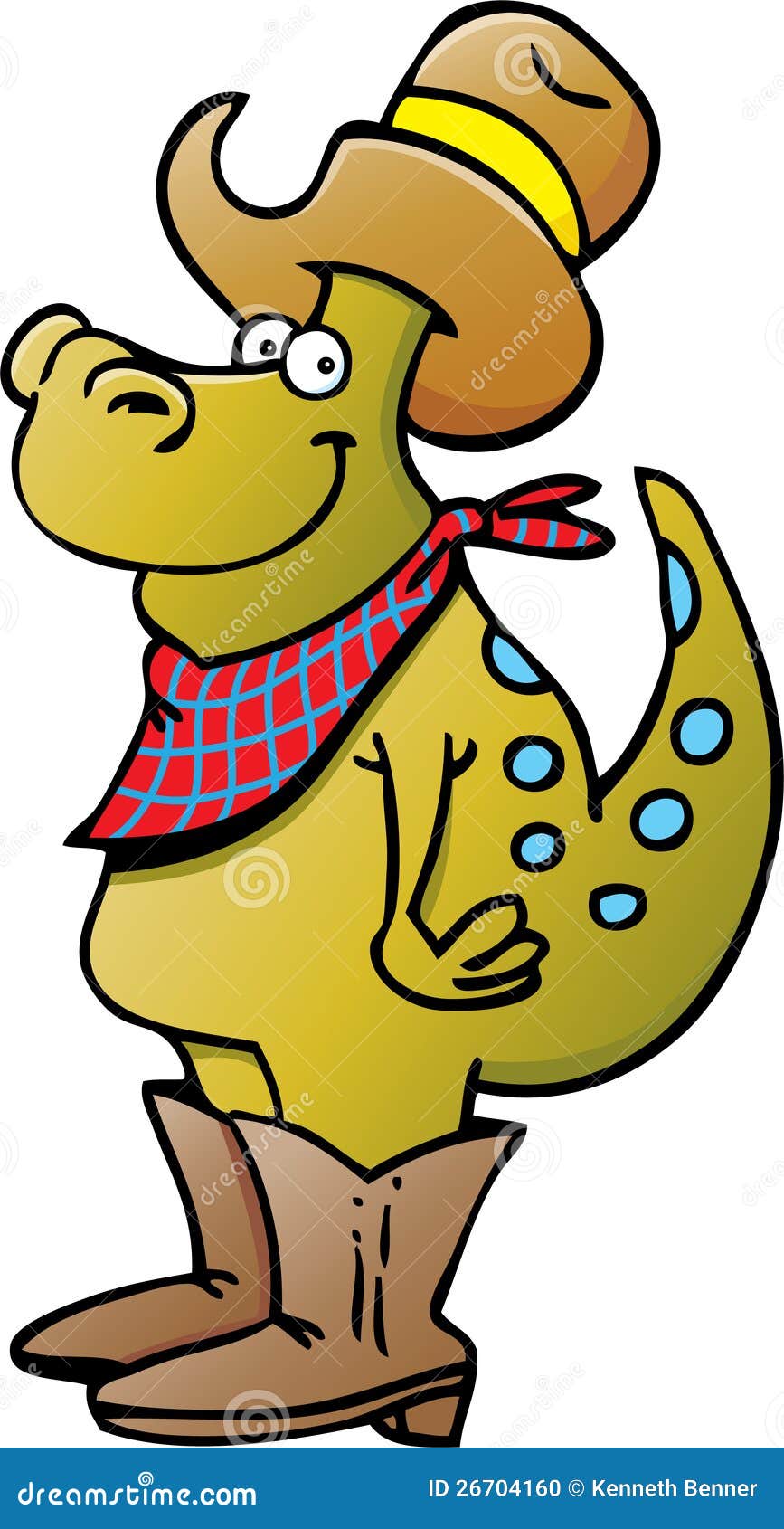 Dinosaur Cowboy Stock Photo - Image: 26704160