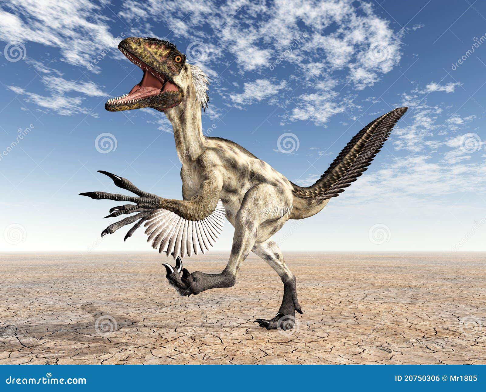 Deinonychus Stock Photo - Download Image Now - Deinonychus, Dinosaur,  Feather - iStock