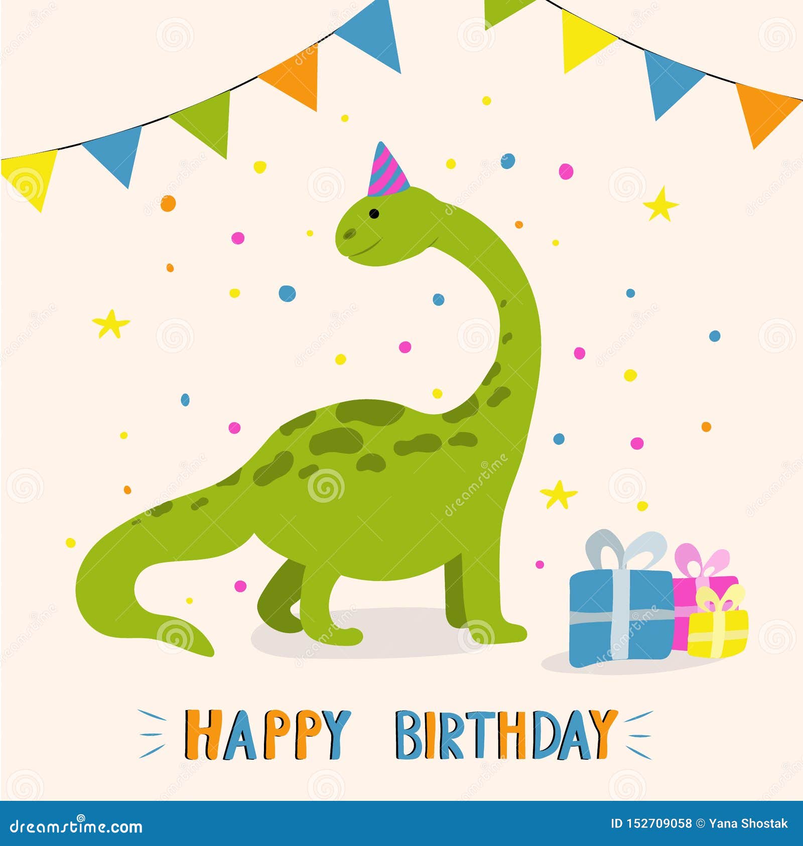 Carte d'anniversaire dinosaure gigantosaure -  France